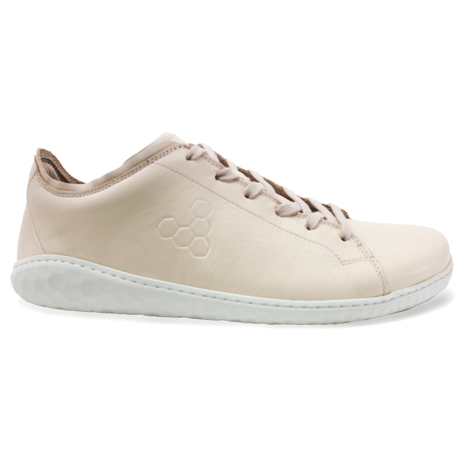 Vivobarefoot Geo Court III Leather Womens Trainers#color_natural