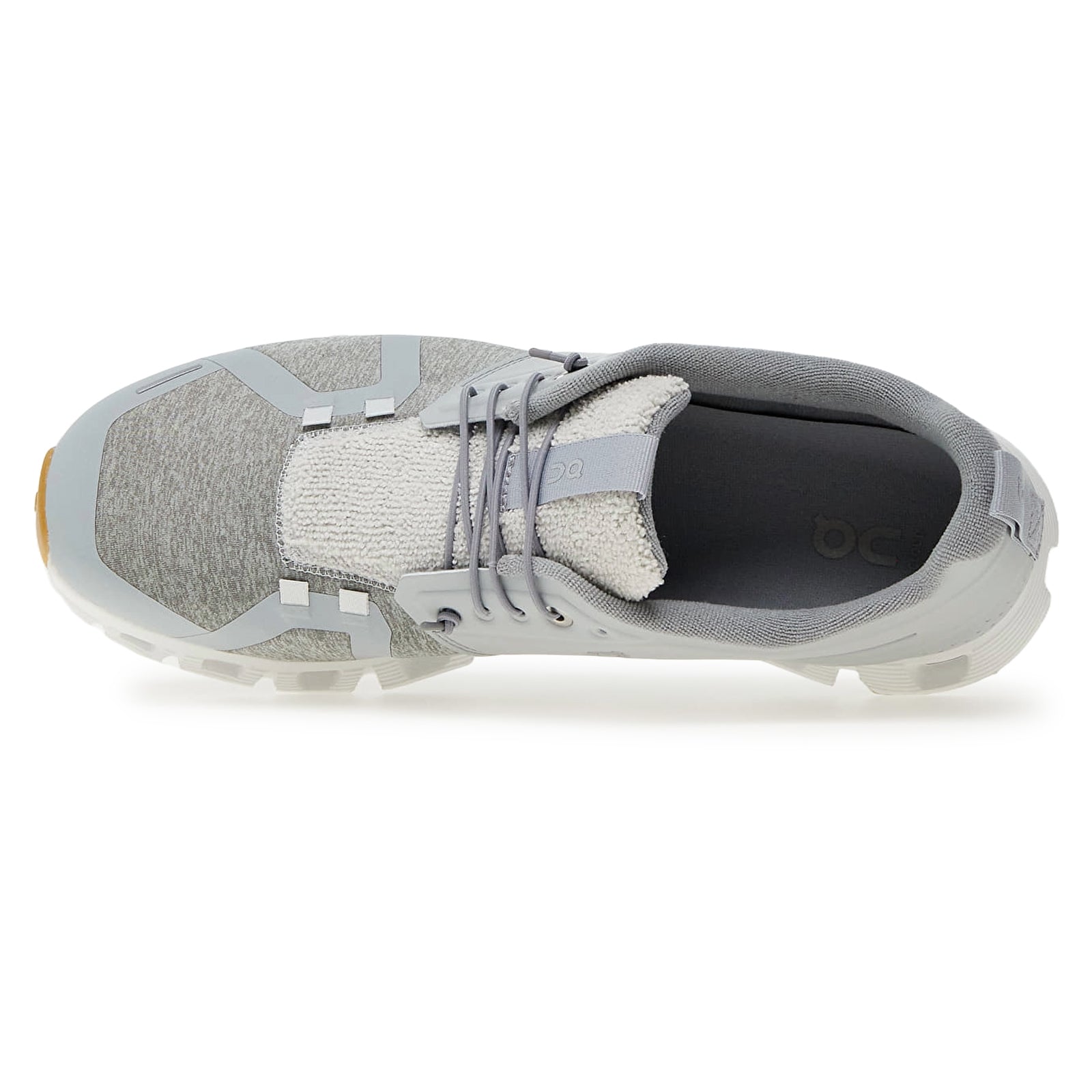 On Cloud 5 Terry Textile Men's Running Shoes#color_glacier white