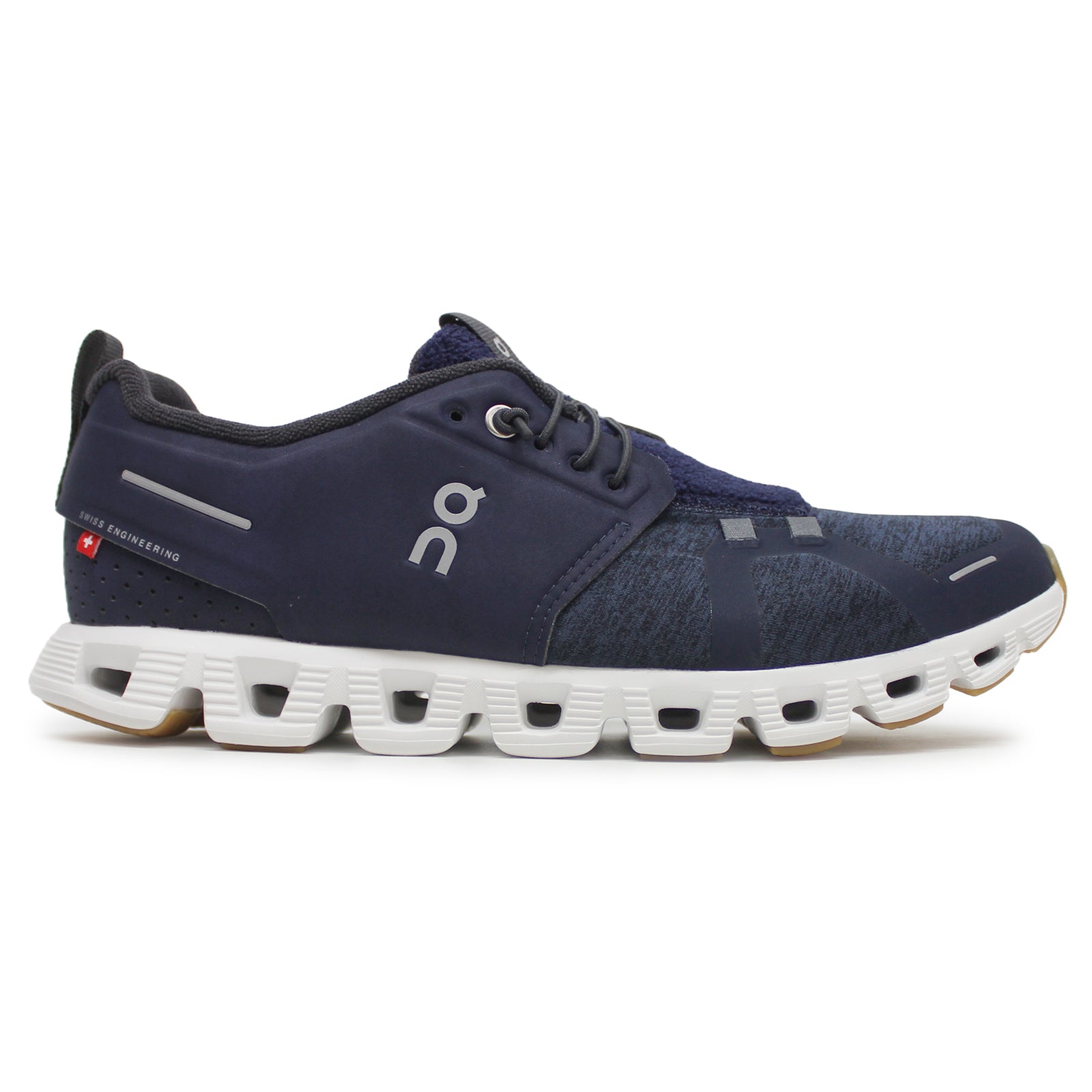 On Cloud 5 Terry Textile Men's Running Shoes#color_midnight white