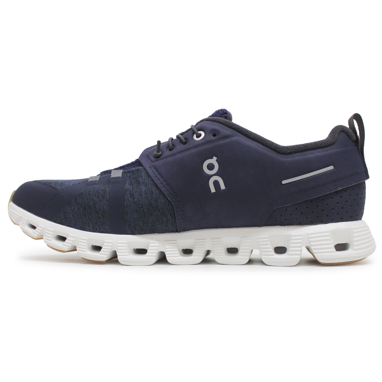 On Cloud 5 Terry Textile Men's Running Shoes#color_midnight white
