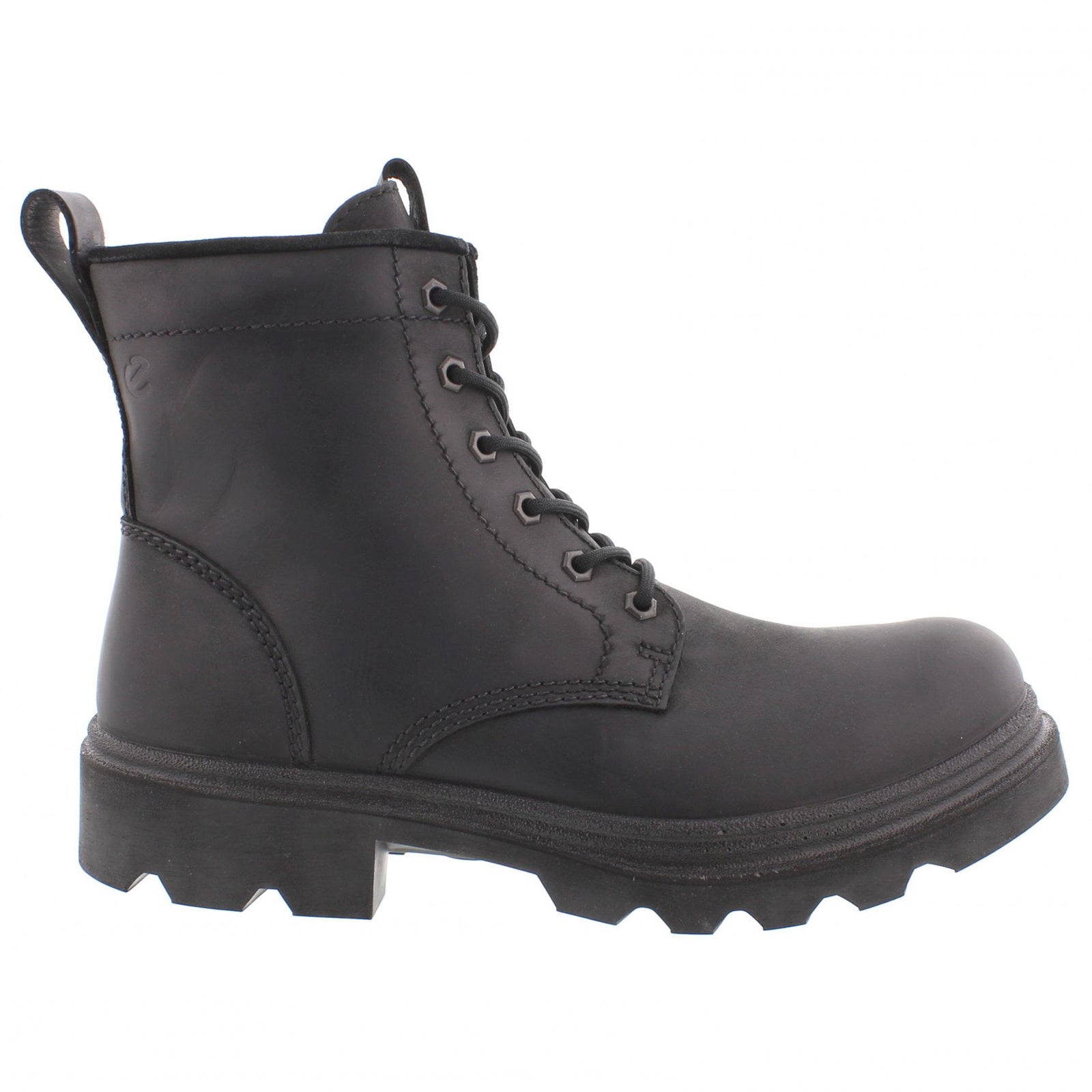 Ecco Grainer 214714-02001 Nubuck Mens Boots - Black - 43#color_black
