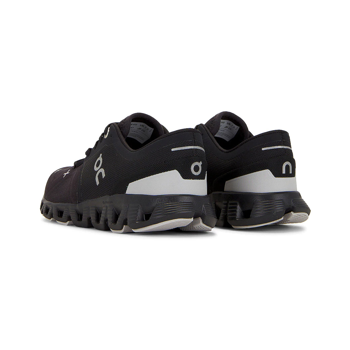 On Cloud X 3 Textile Synthetic Womens Trainers#color_black