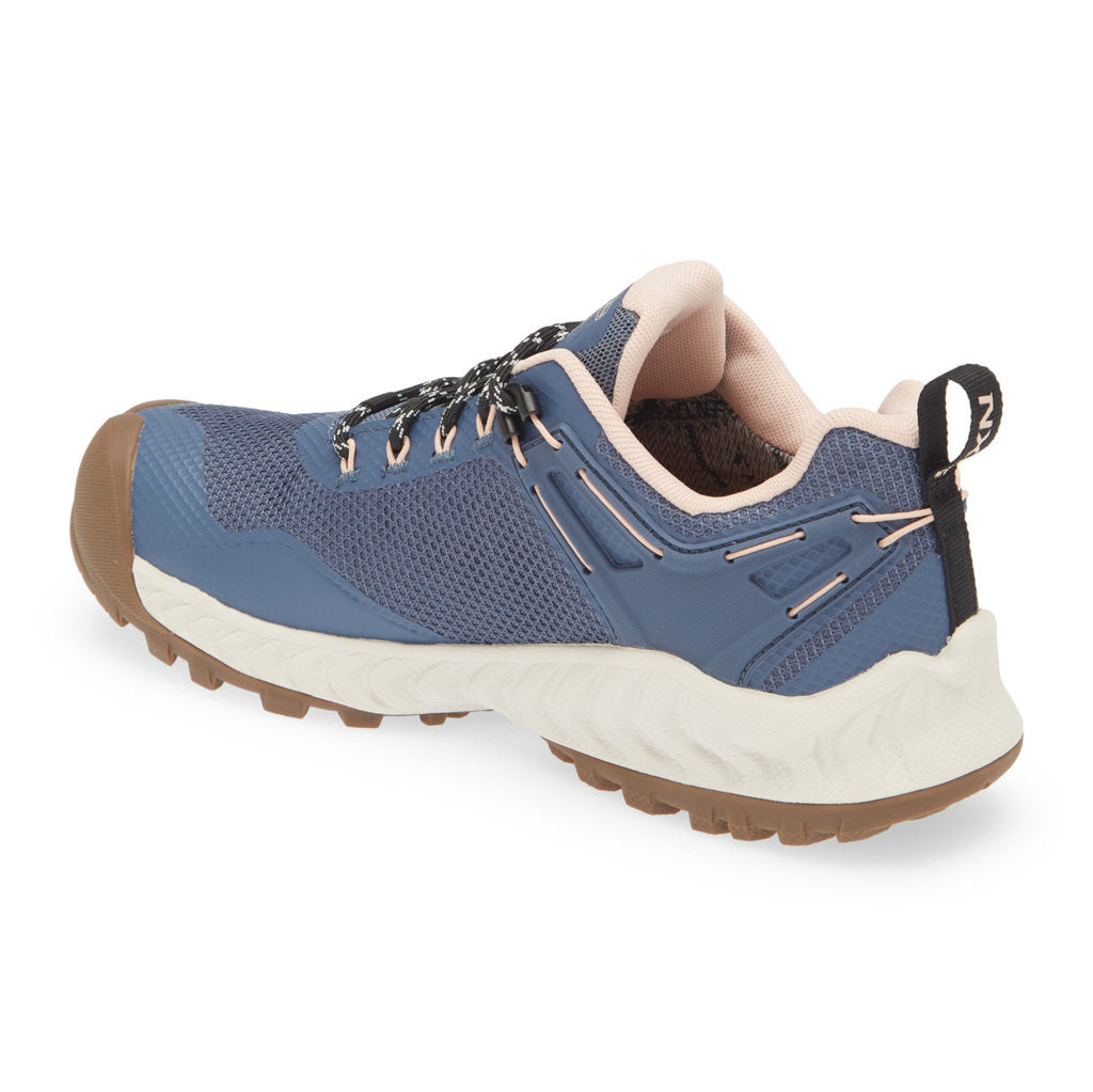 Keen Nxis Evo Textile Synthetic Womens Trainers#color_vintage indigo peachy keen