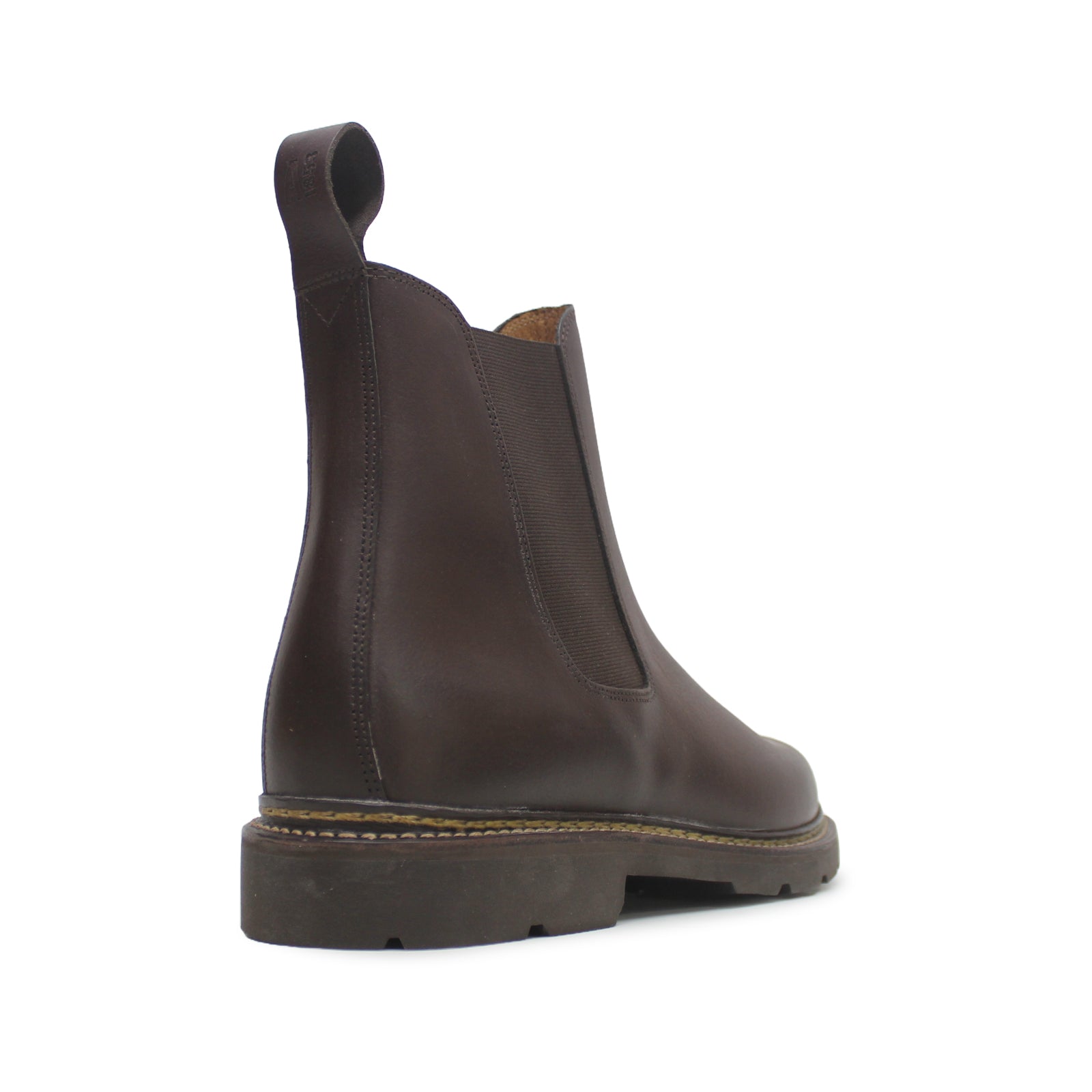 Aigle Quercy Leather Men's Chelsea Boots#color_dark brown