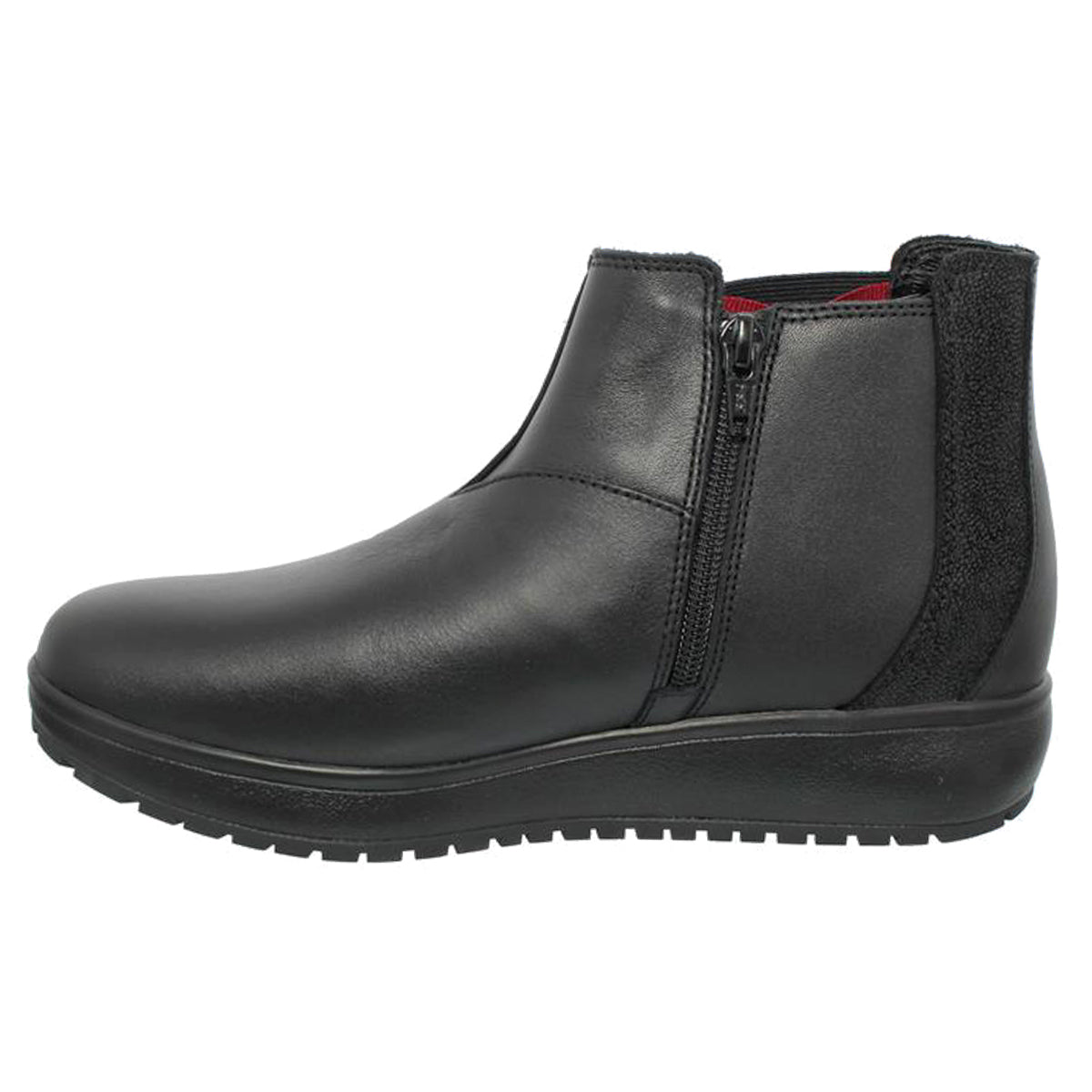 Joya London II Leather Womens Boots#color_black