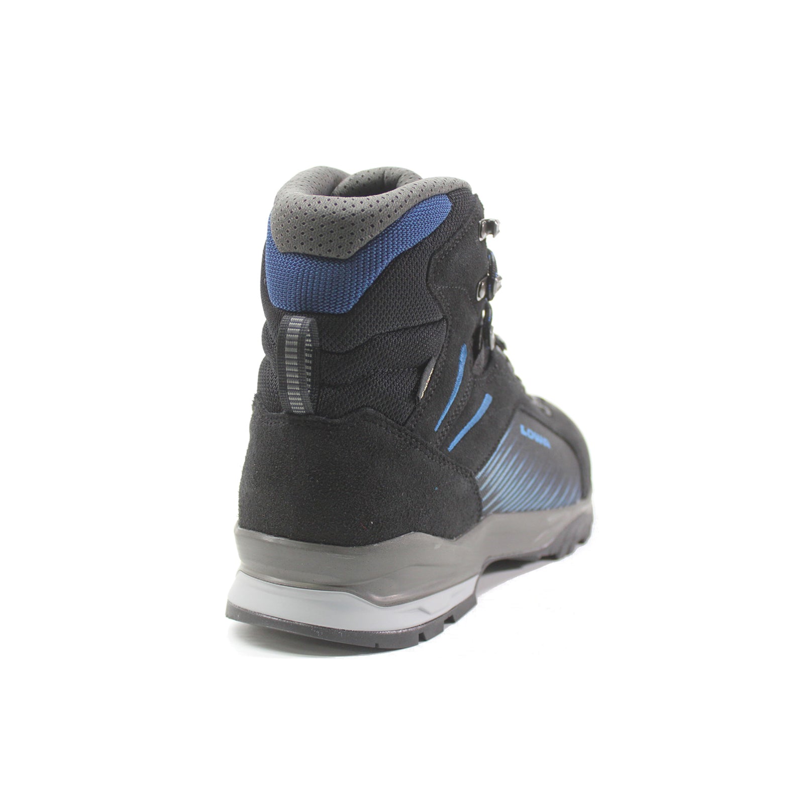 Lowa Vigo GTX Suede Textile Mens Boots#color_black blue