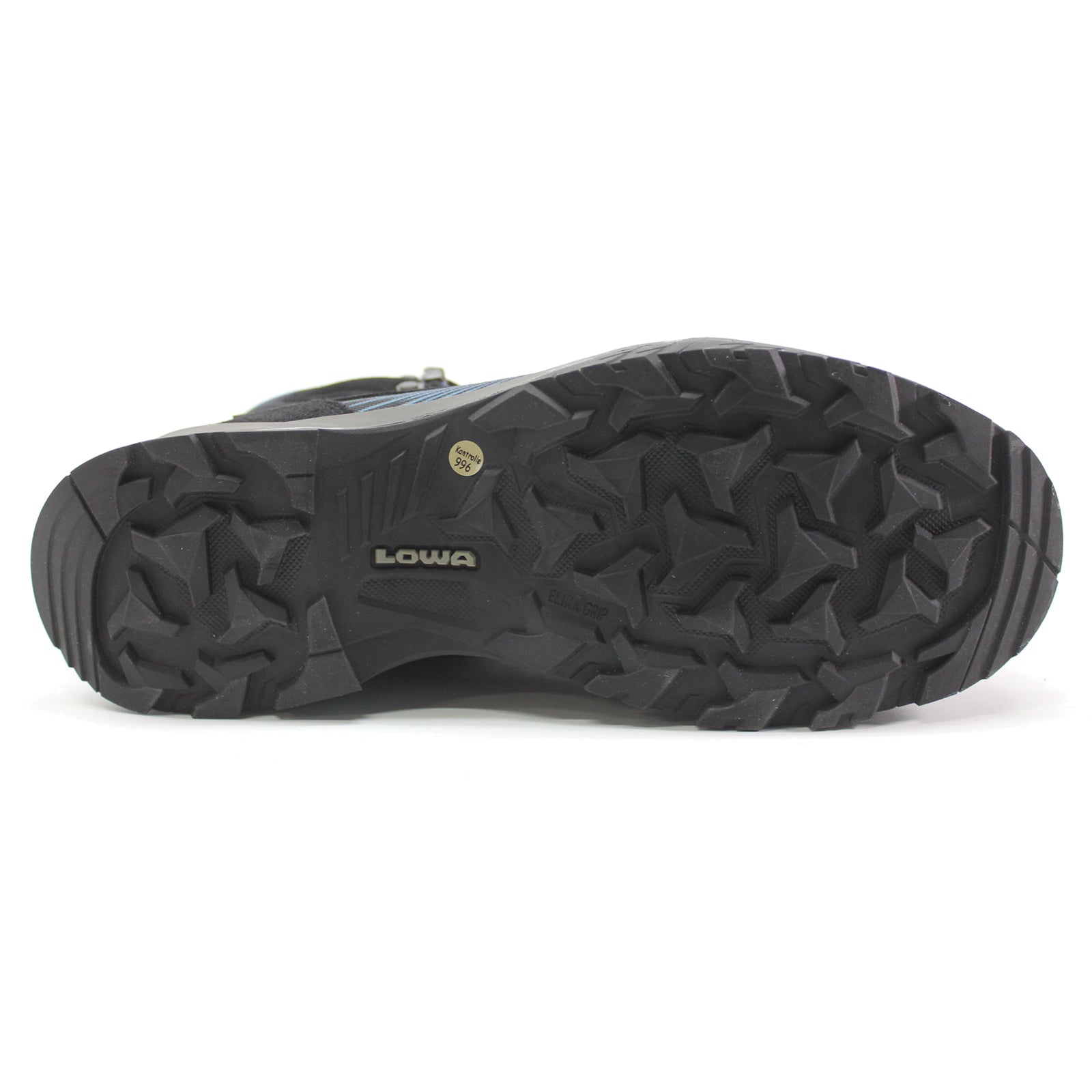 Lowa Vigo GTX Suede Textile Mens Boots#color_black blue