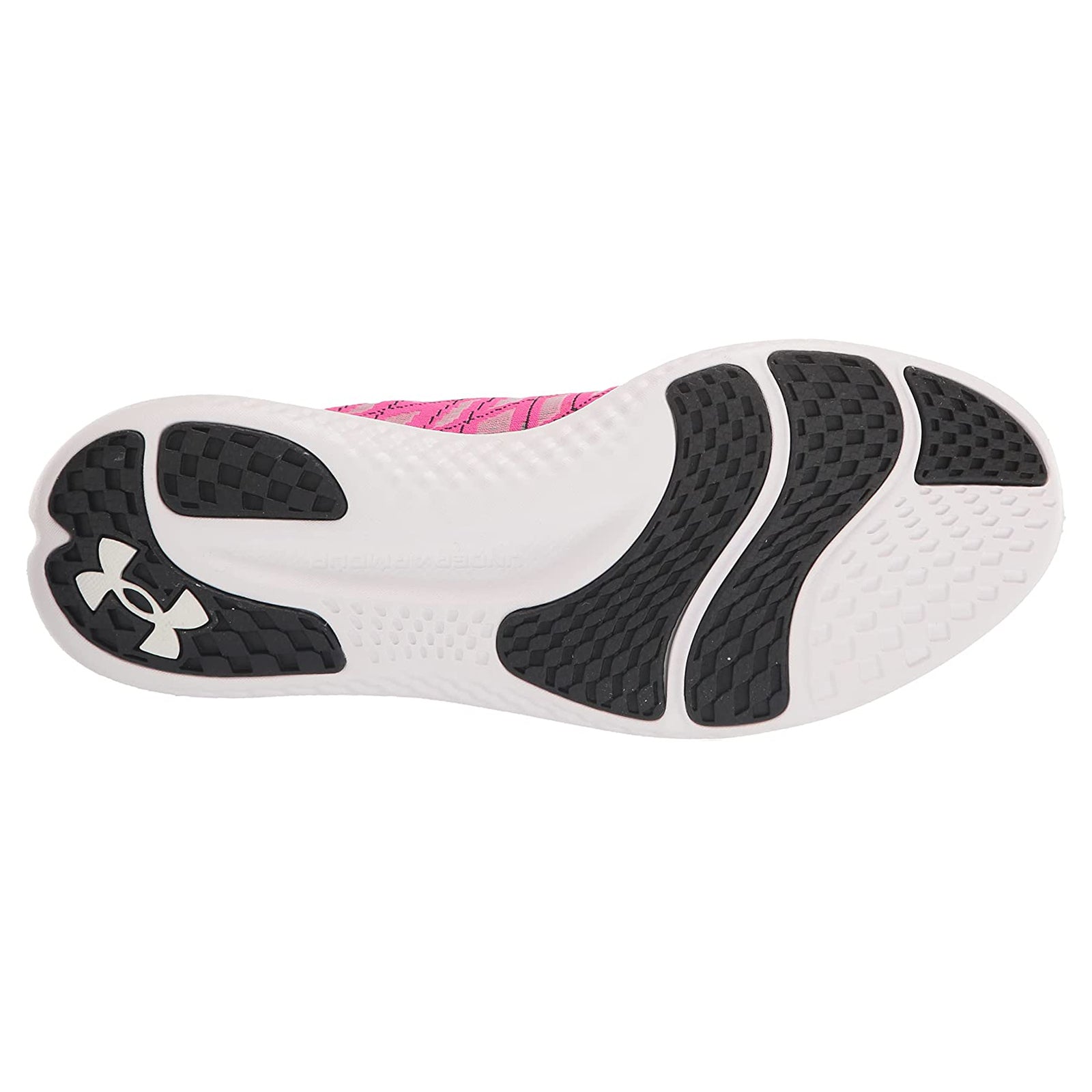 Under Armour Charged Breeze 2 Textile Womens Trainers#color_pink black