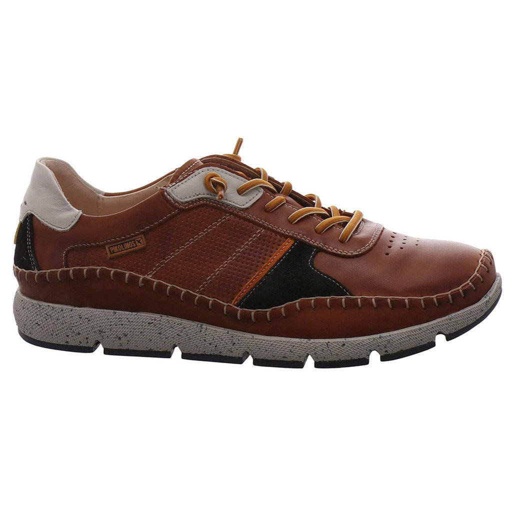 Pikolinos Fuencarral M4U-6113C1 Leather Mens Trainers#color_cuero