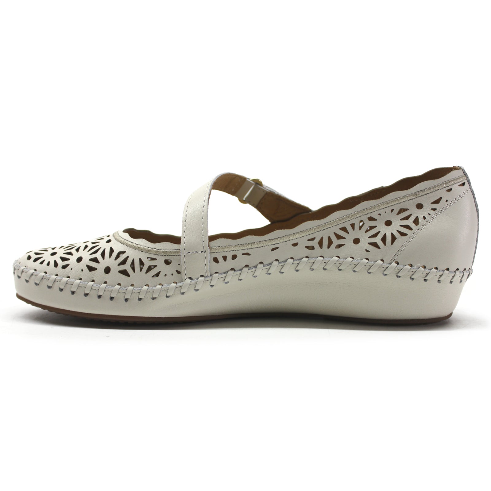 Pikolinos P. Vallarta 655-0599 Leather Womens Shoes#color_nata