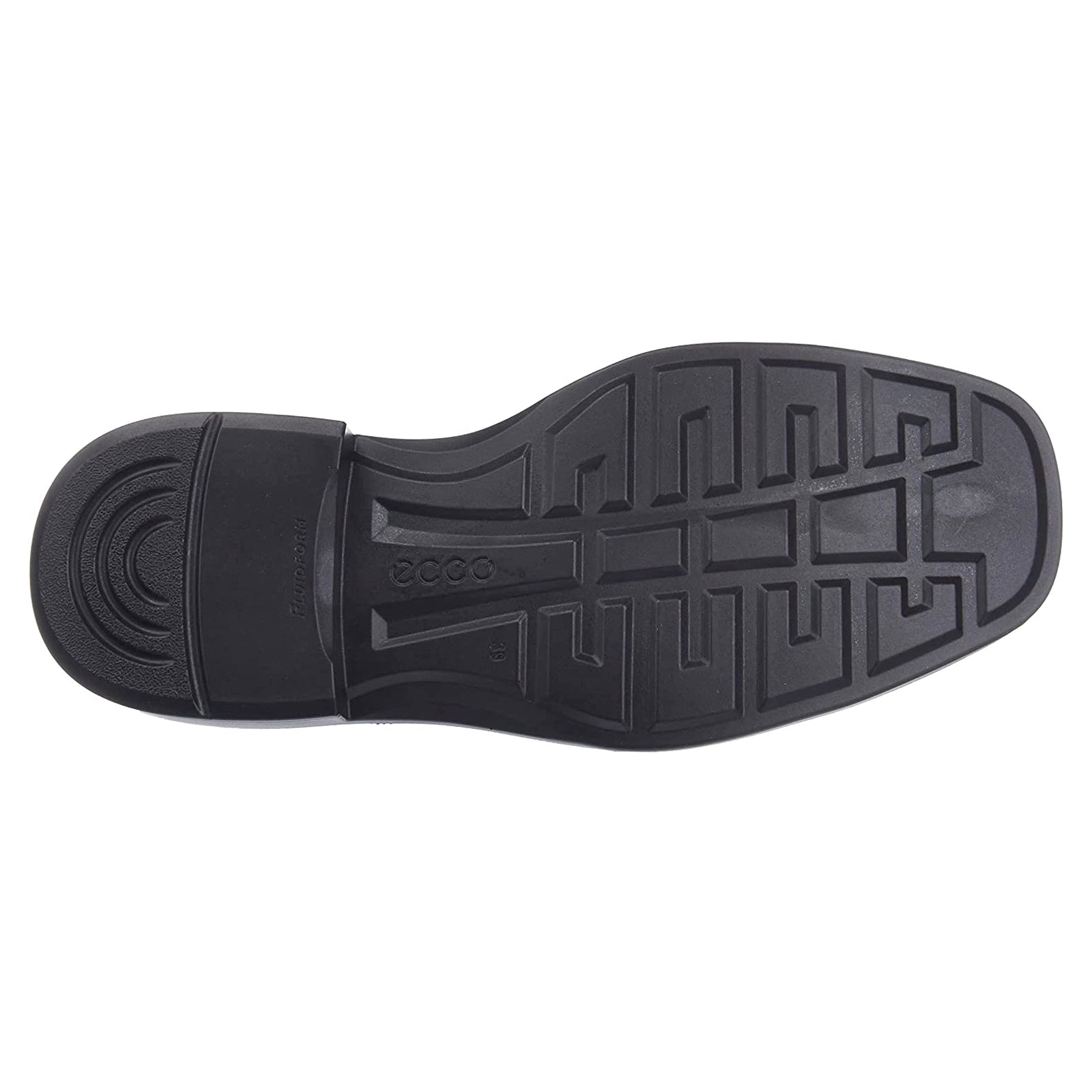 Ecco Helsinki 2 500174 500174-01001 Leather Mens Shoes - Black - 42#color_black