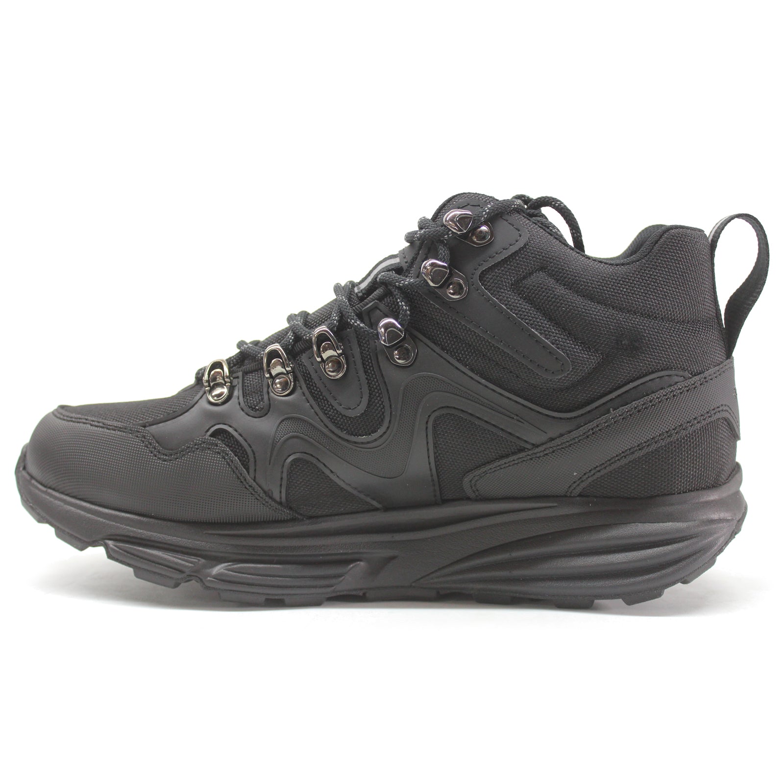 MBT Navada X Sym Textile Synthetic Mens Trainers#color_black black