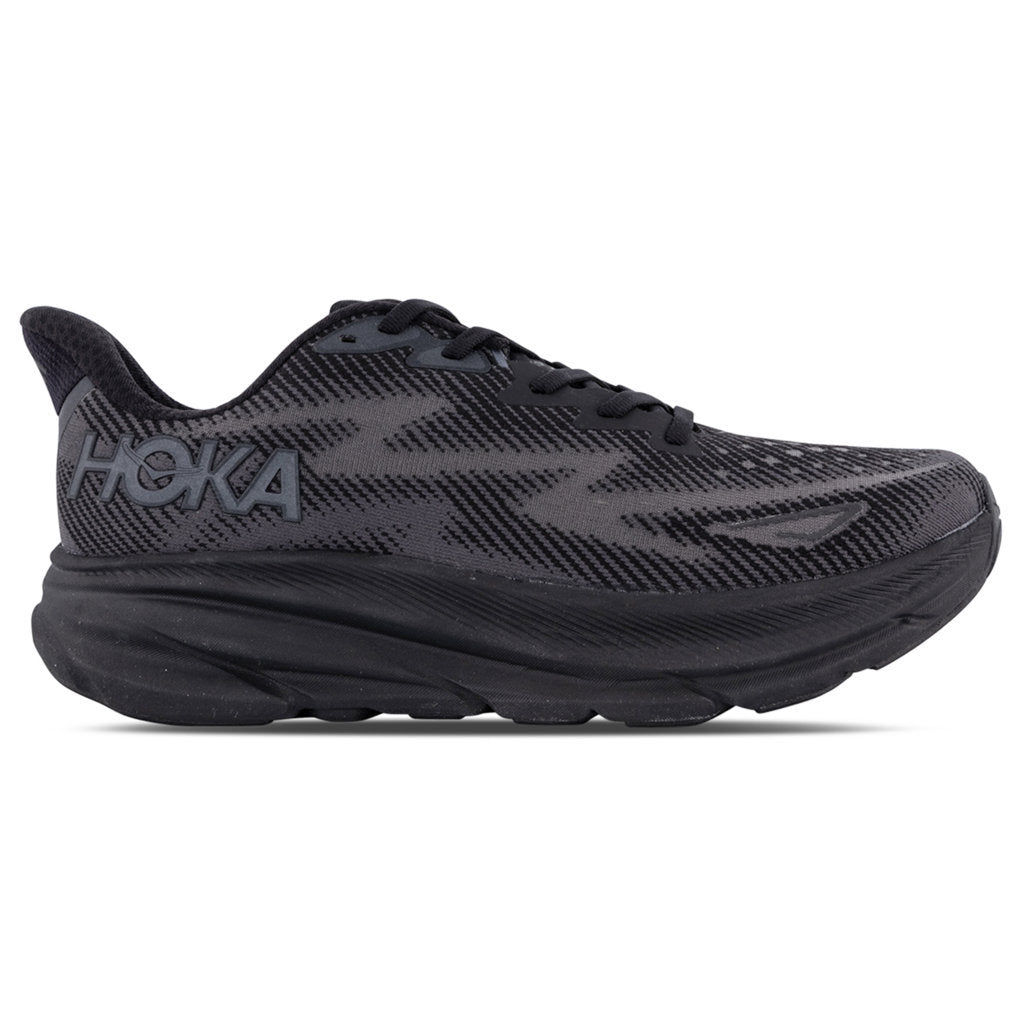 Hoka Clifton 9 Mesh Men's Running Shoes#color_black black