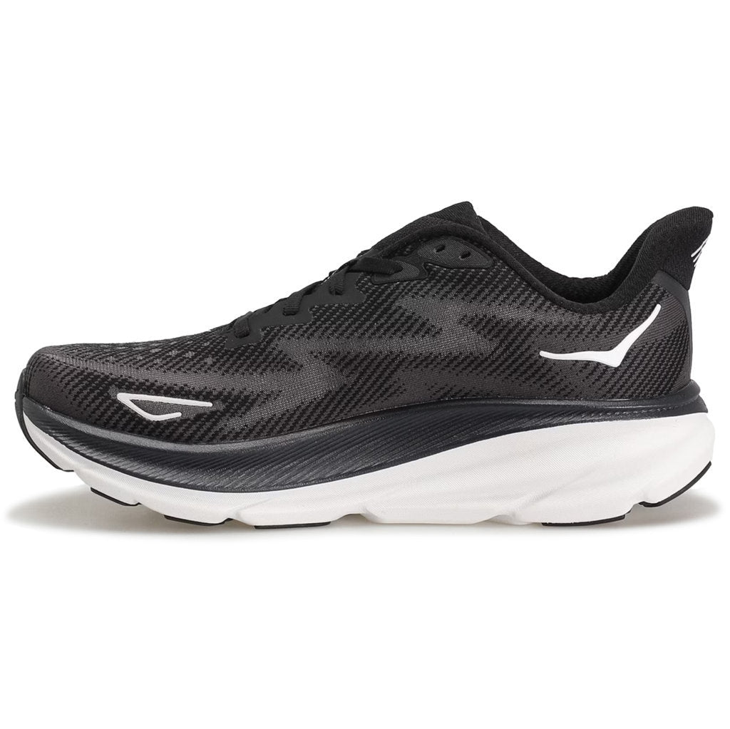 Hoka Clifton 9 Mesh Men's Running Shoes#color_black white