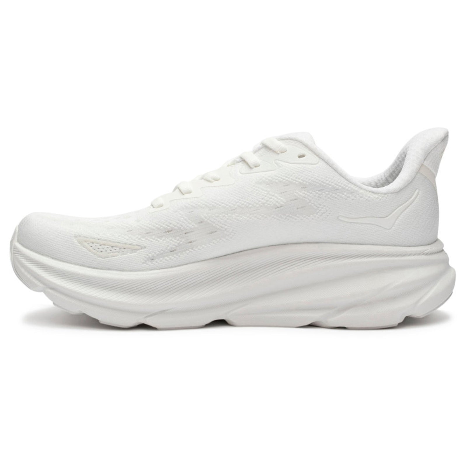 Hoka Clifton 9 Textile Mens Trainers#color_white white