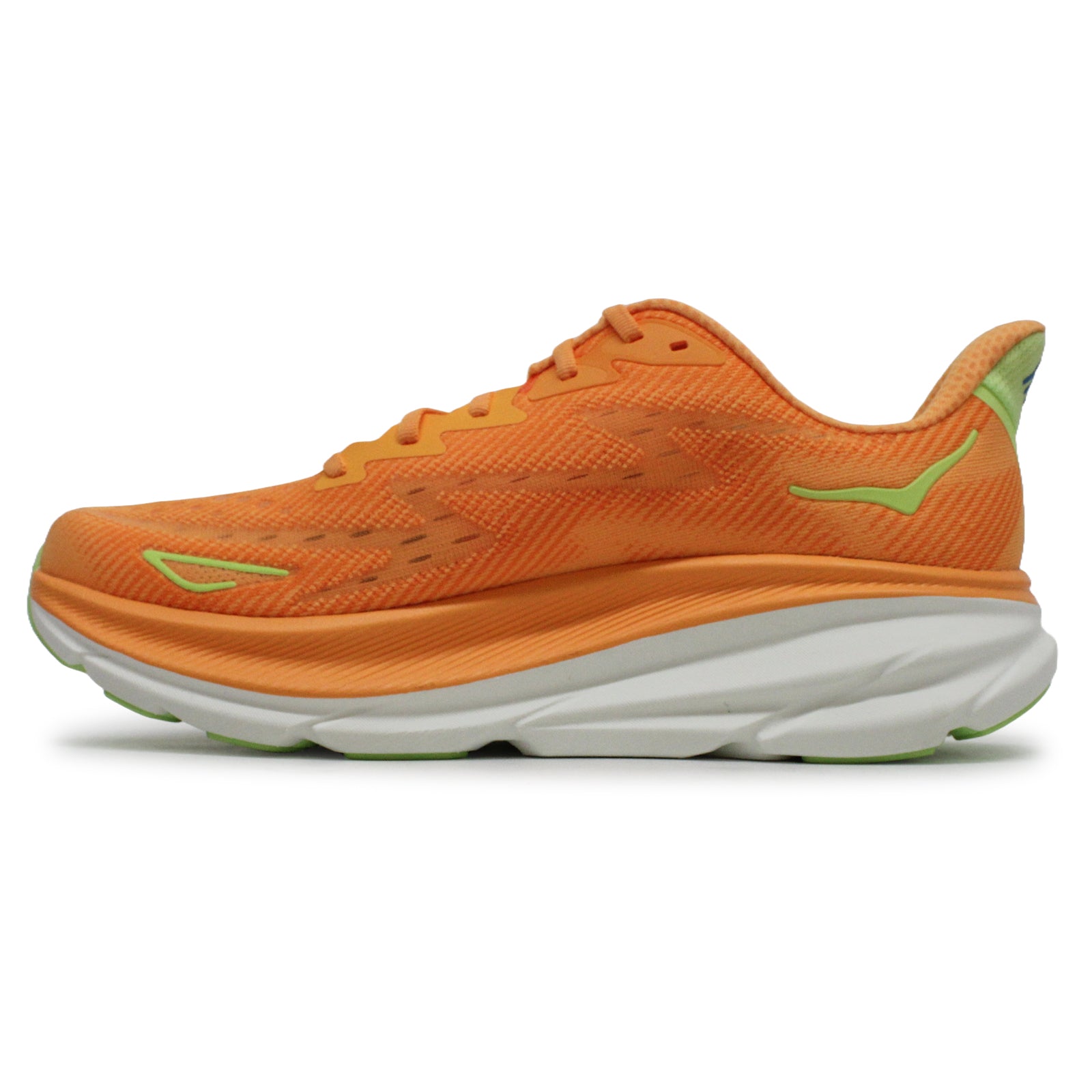 Hoka Clifton 9 Mesh Men's Running Shoes#color_solar flare lettuce