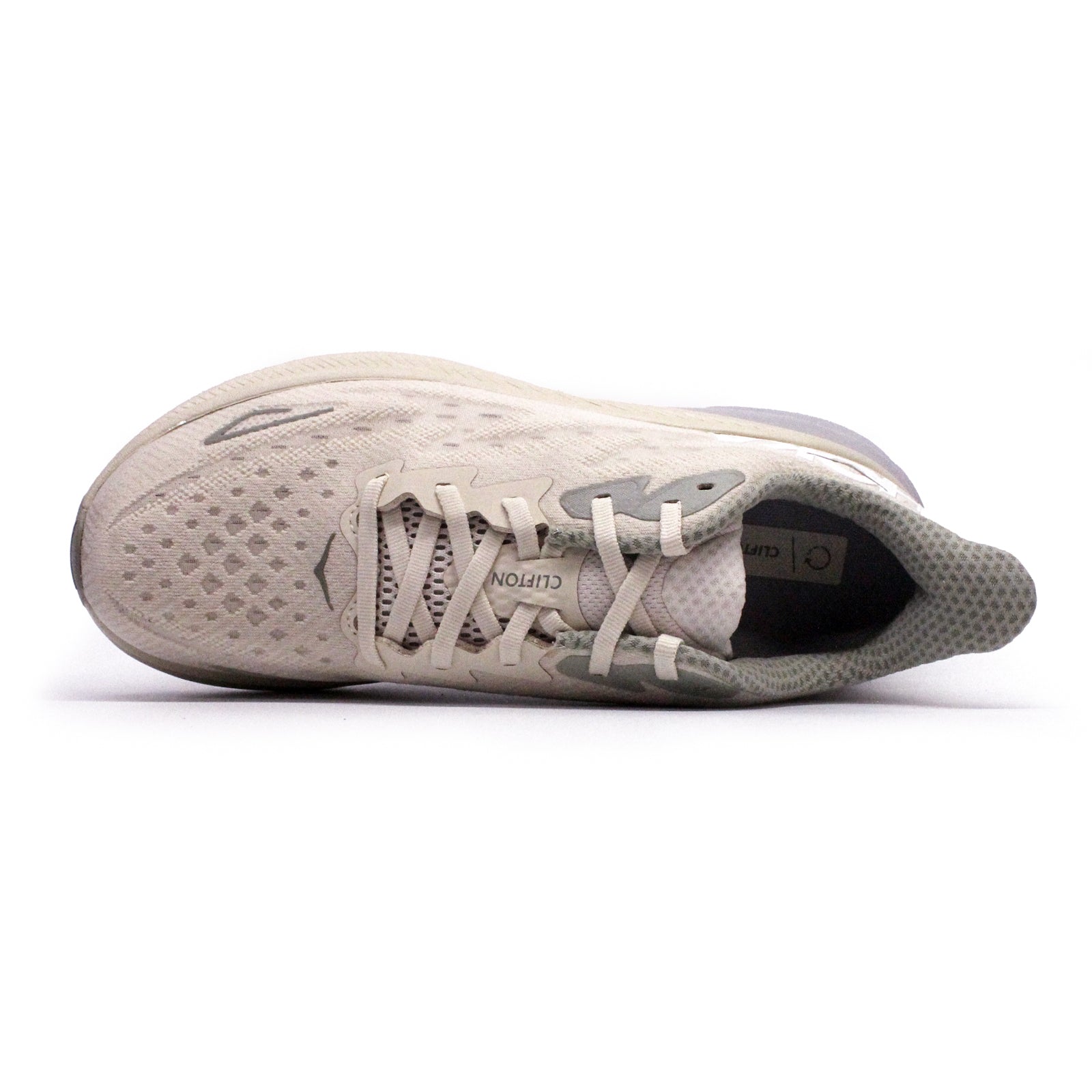 Hoka Clifton 9 Mesh Men's Running Shoes#color_oat milk barley
