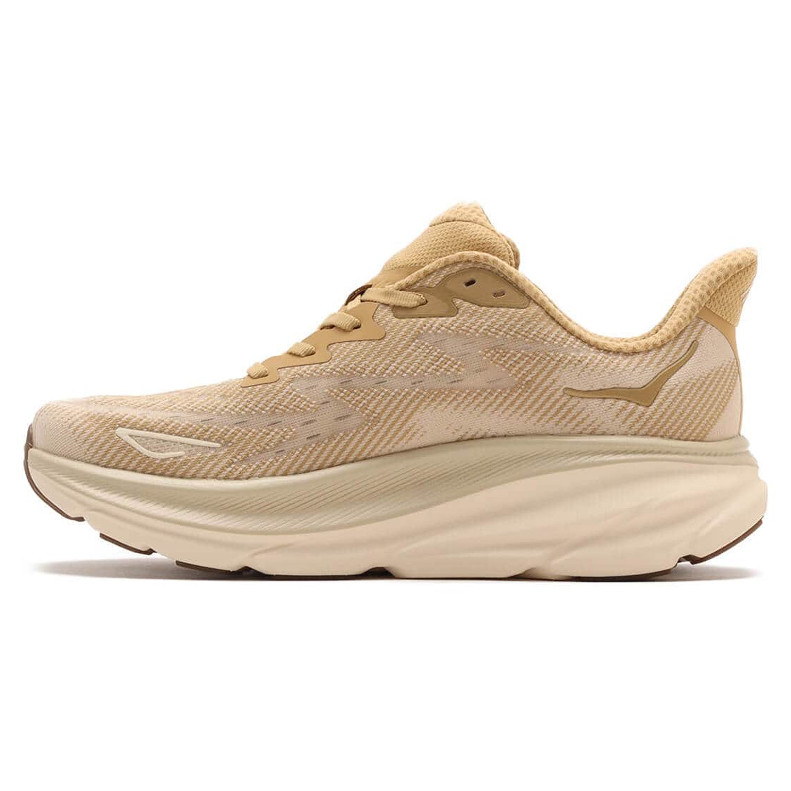 Hoka Clifton 9 Mesh Men's Running Shoes#color_wheat shifting sand