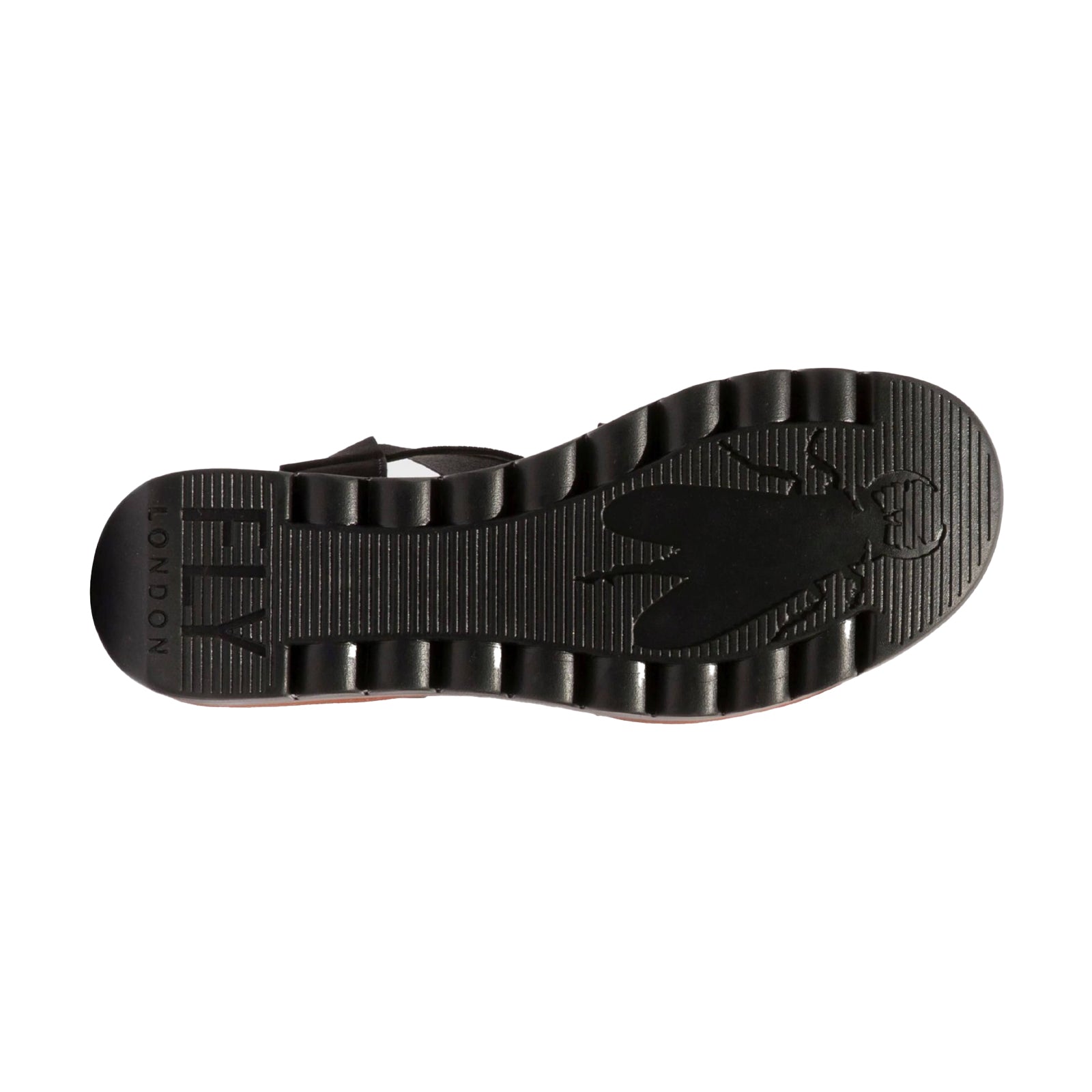 Fly London YABI922FLY Leather Womens Sandals#color_black black brick