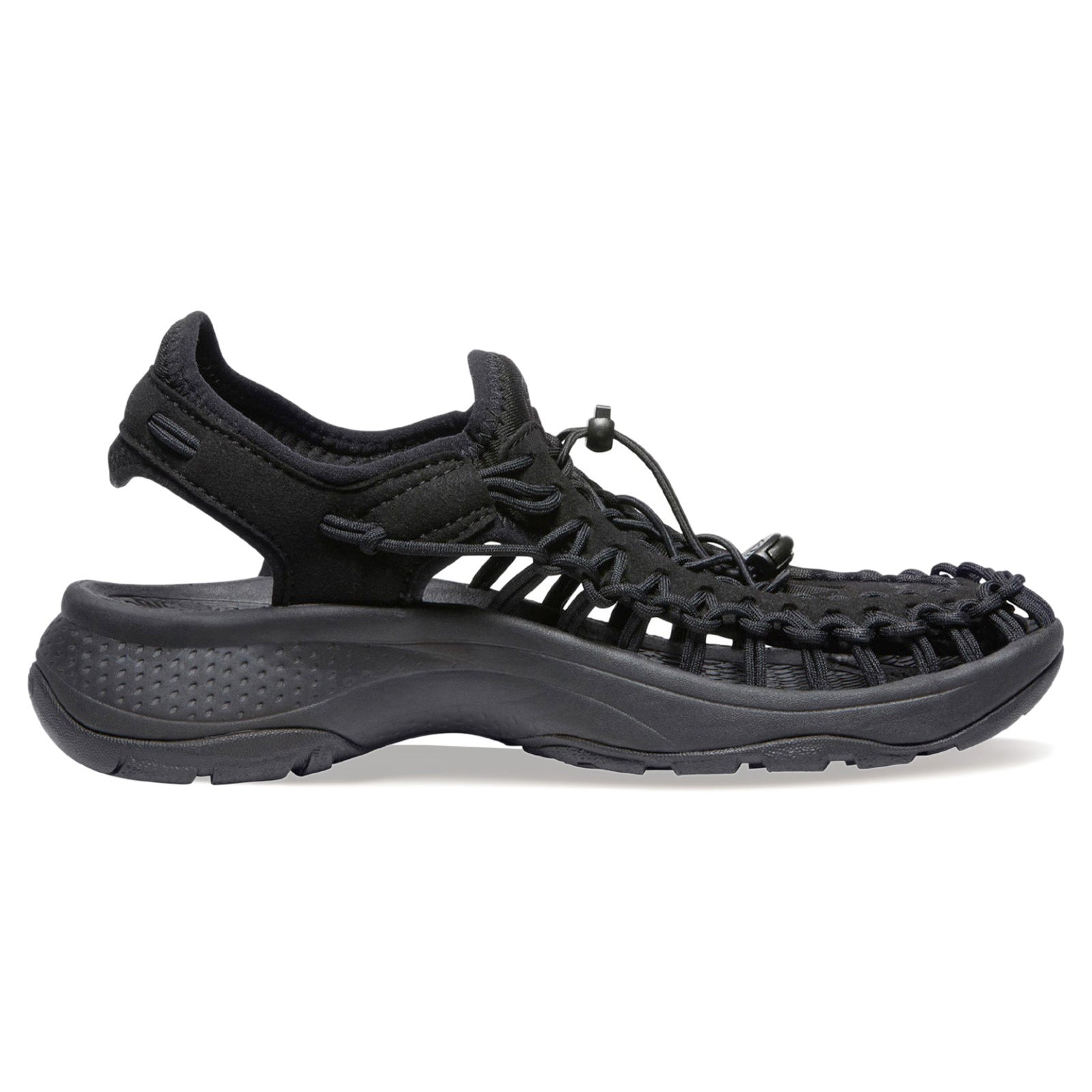 Keen Uneek Astoria Textile Synthetic Womens Sandals#color_black black