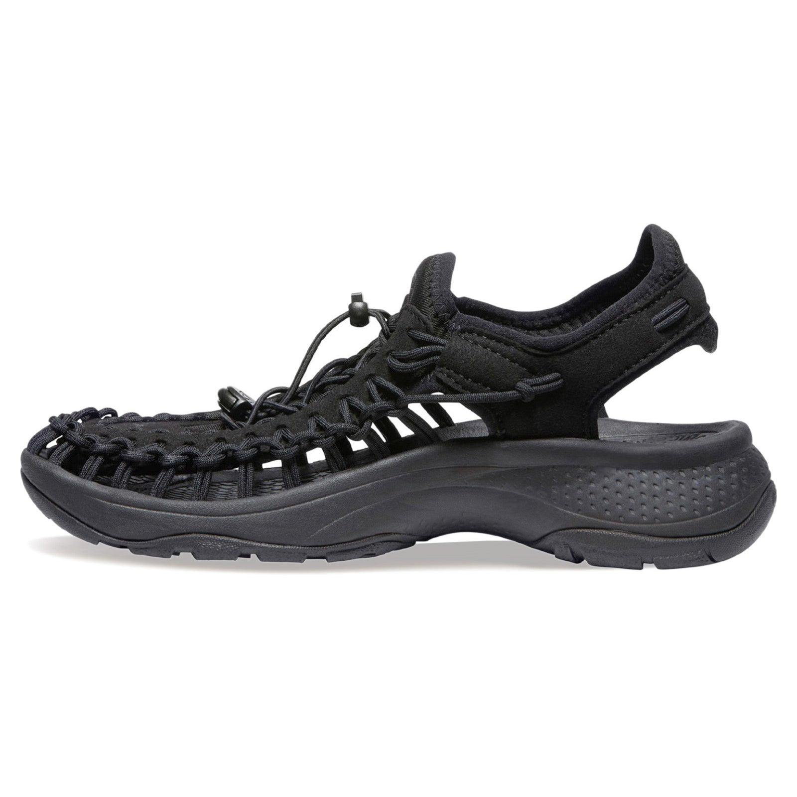 Keen Uneek Astoria Textile Synthetic Womens Sandals#color_black black