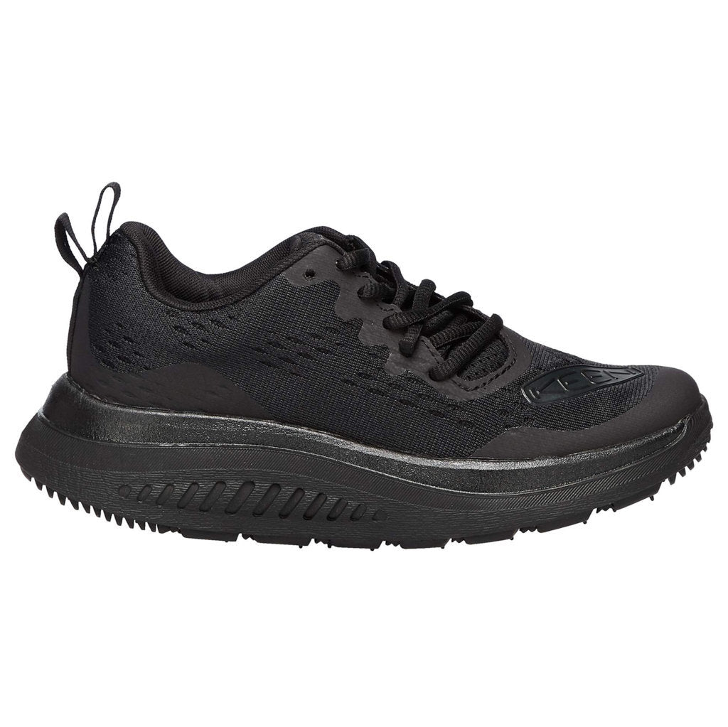 Keen WK400 Textile Mens Trainers#color_triple black