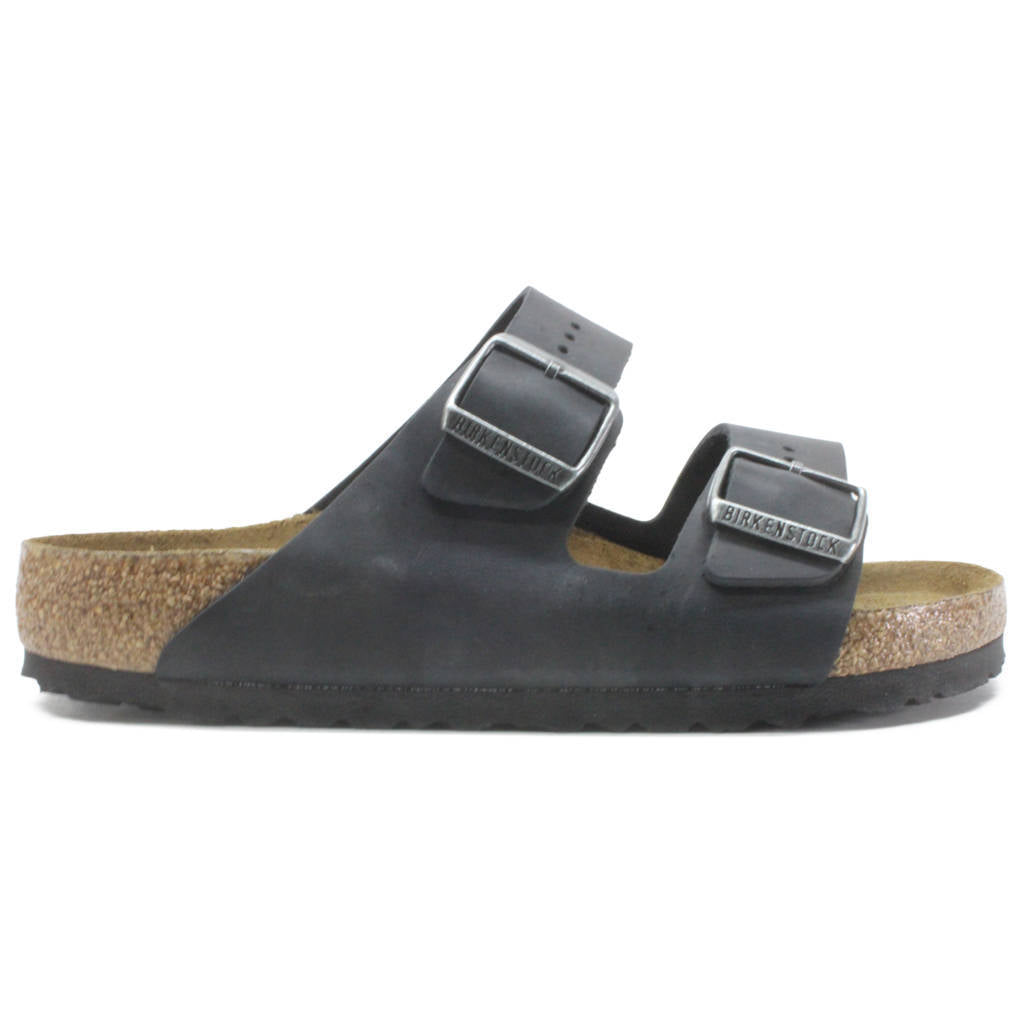 Birkenstock Arizona BS Soft Footbed Oiled Leather Unisex Sandals#color_black