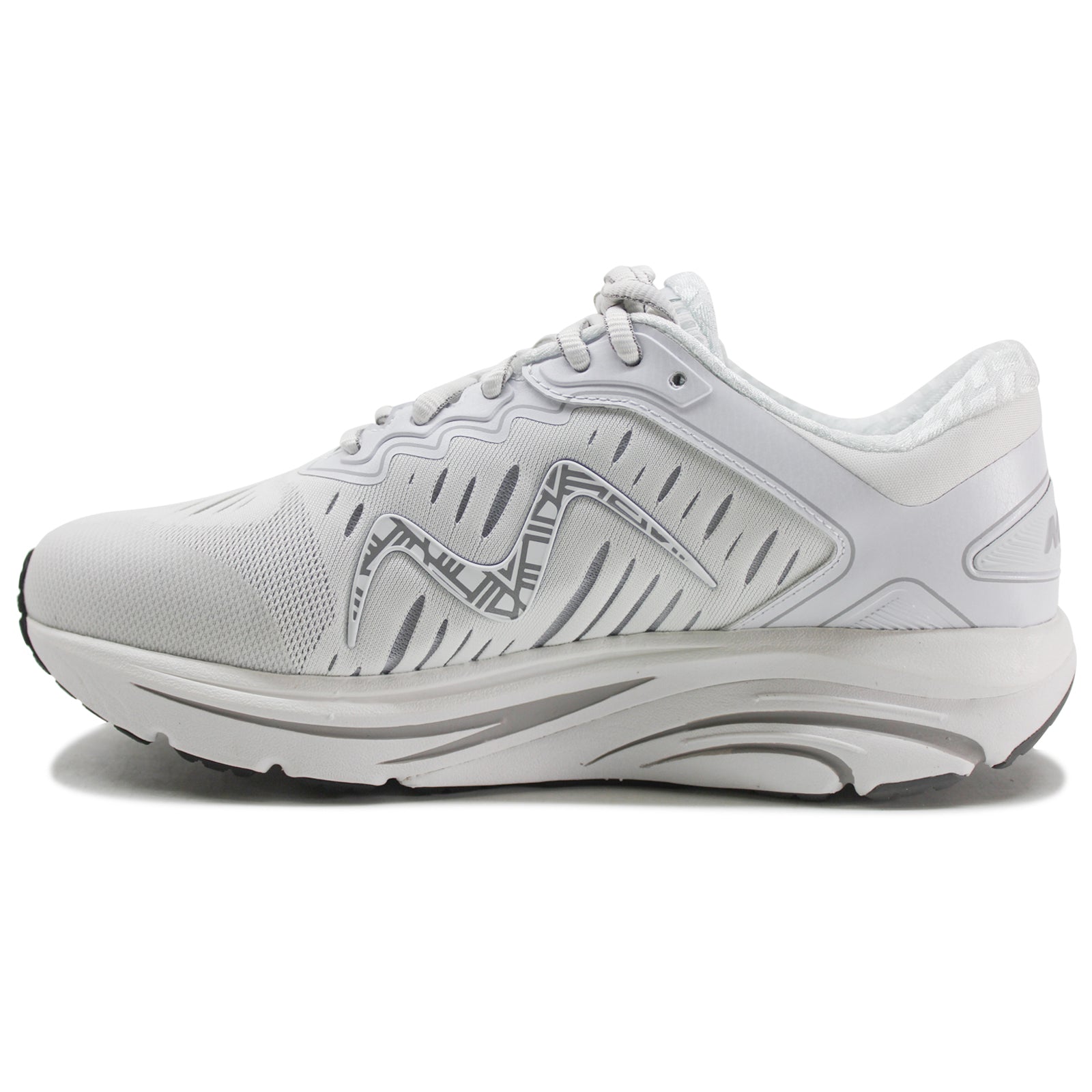 MBT 2000 II 703031-16Y Leather Textile Womens Trainers - White - 38#color_white