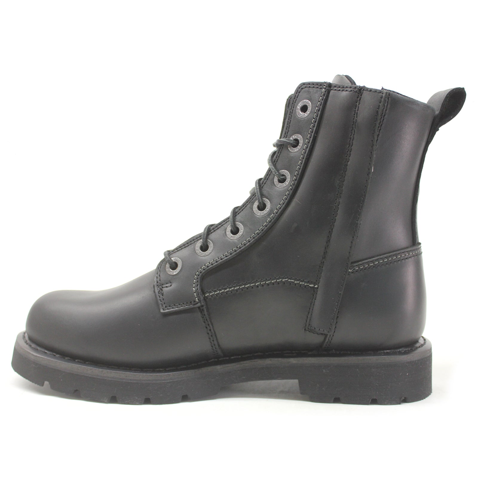 Harley Davidson Hannon 6.5 Inch D93840 Leather Mens Boots - Black - 43#color_black