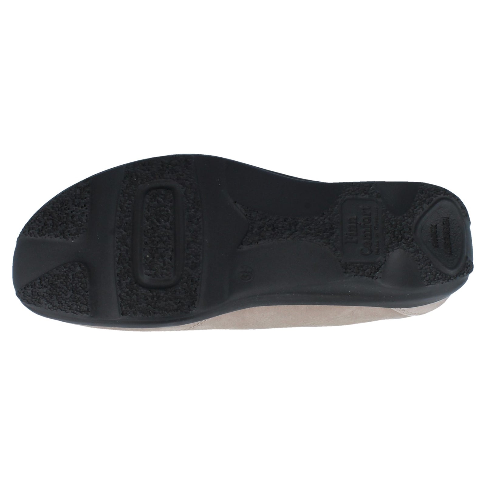 Finn Comfort Brac-S Nubuck Leather Womens Shoes#color_rock
