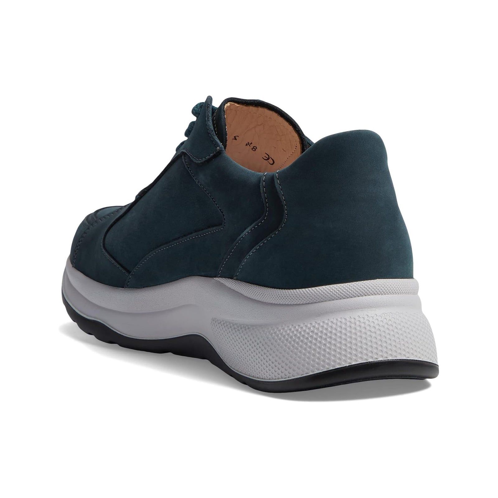 Finn Comfort Piccadilly Nubuck Leather Womens Shoes#color_petrol