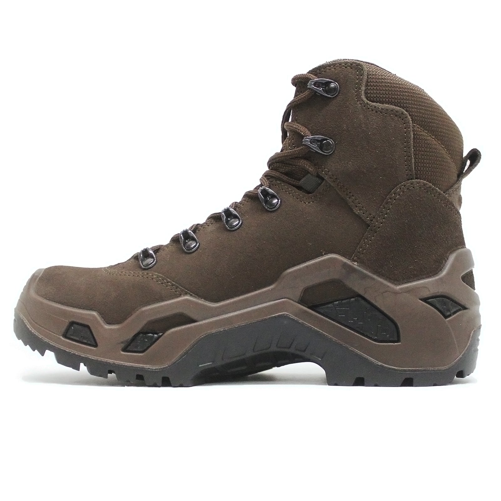 Lowa Z-6S GTX C Suede Womens Boots#color_dark brown