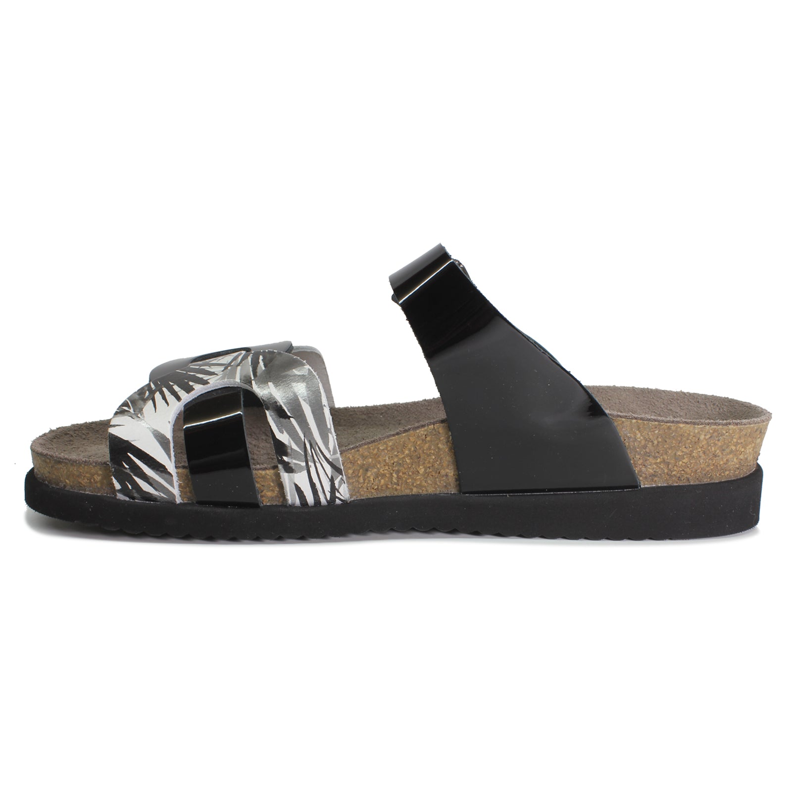 Mephisto Helma Patent Leather Womens Sandals#color_black