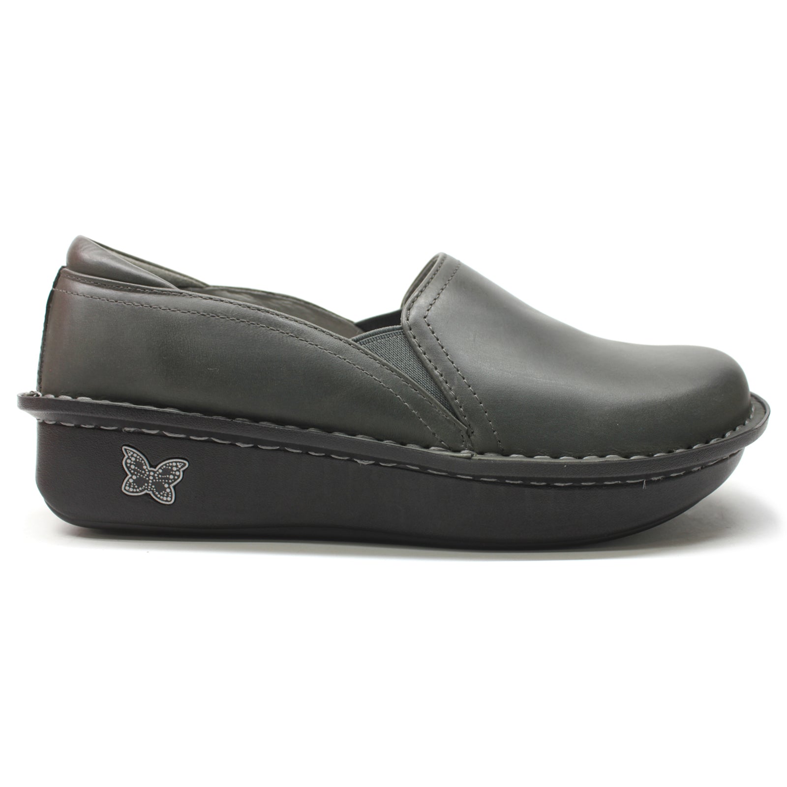 Alegria Debra Leather Womens Shoes#color_oiled ash