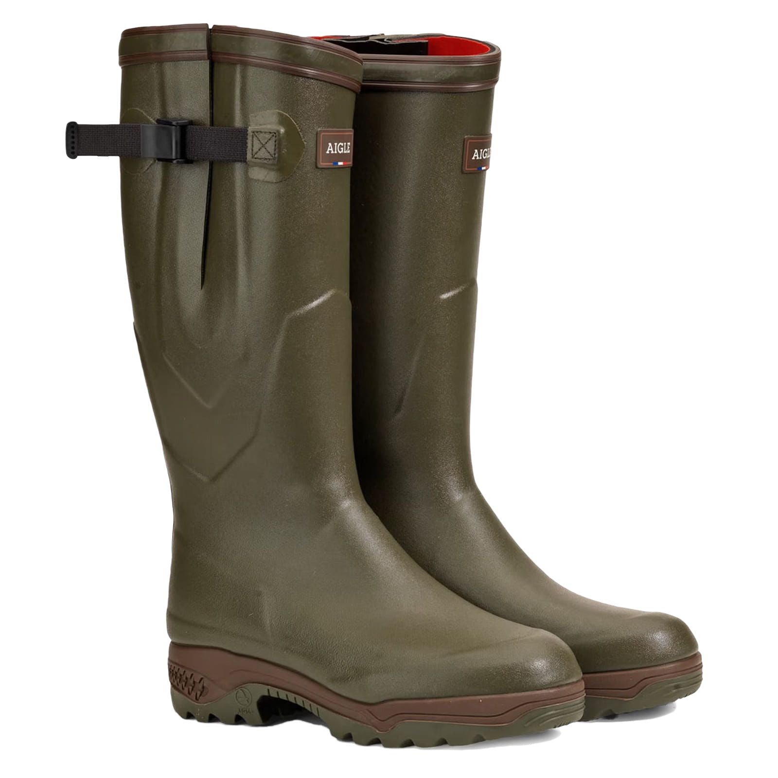 Aigle Parcours 2 ISO Rubber Womens Boots#color_kaki