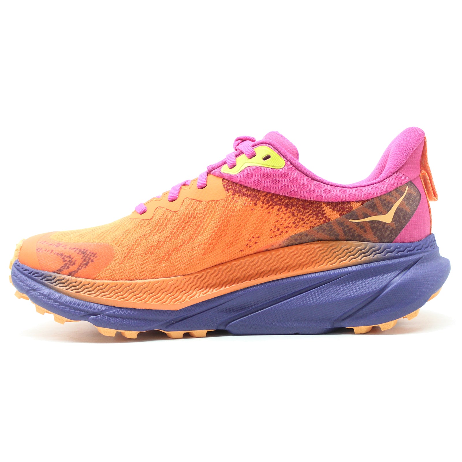 Hoka Challenger ATR 7 GTX 1134502-VOPY Textile Synthetic Womens Trainers - Vibrant Orange Pink Yarrow - 6.5#color_vibrant orange pink yarrow