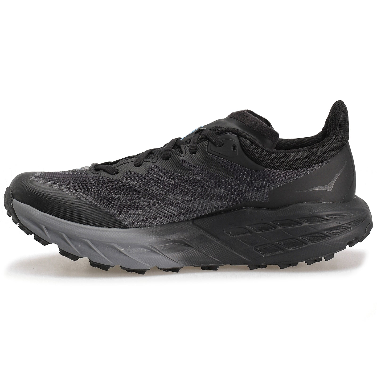 Hoka Speedgoat 5 GTX Textile Synthetic Mens Trainers#color_black black