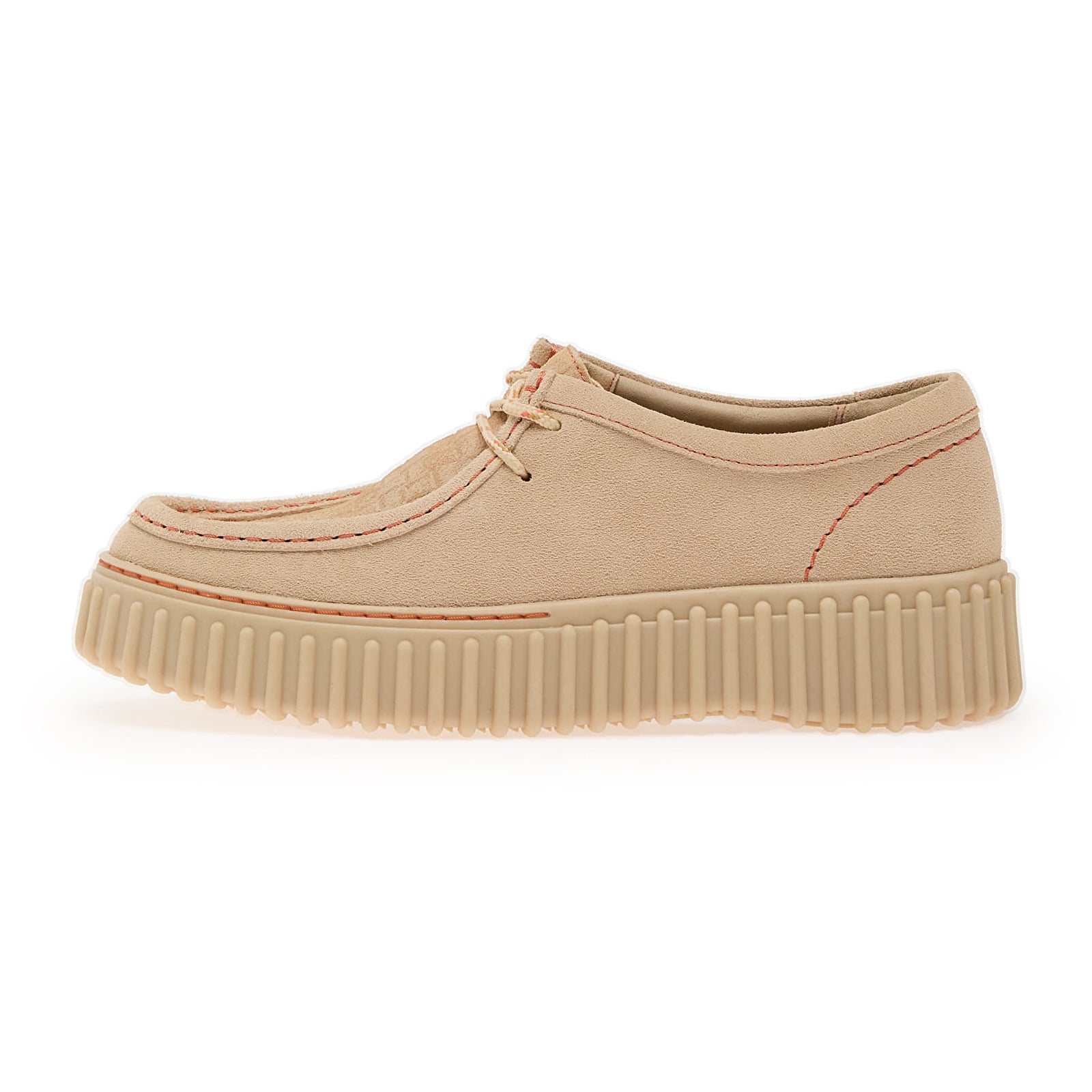 Clarks Torhill Bee 26181191 Suede Womens Shoes - Ecru - 39#color_ecru