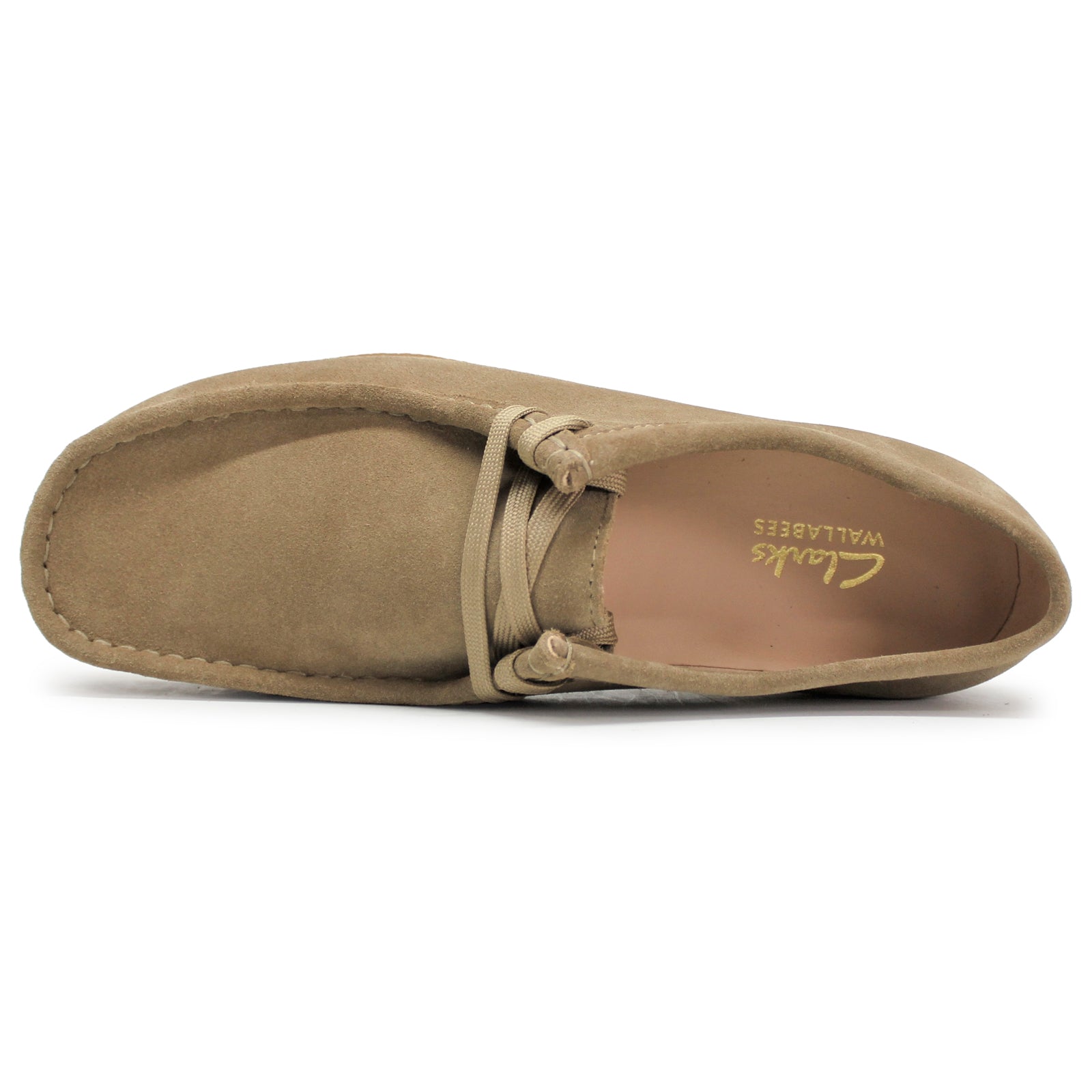 Clarks Wallabee Evo Suede Womens Shoes#color_dark sand