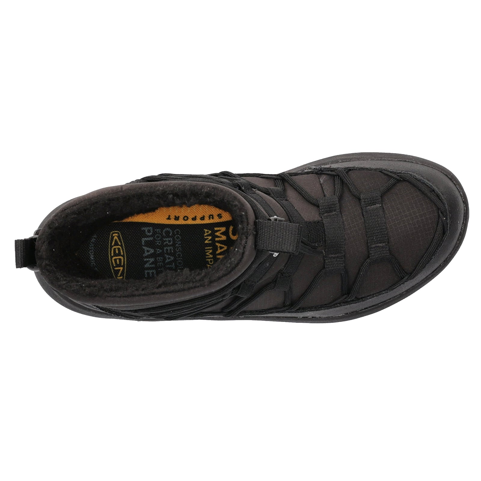 Keen Uneek SNK Chukka II WP Textile Synthetic Womens Boots#color_triple black black