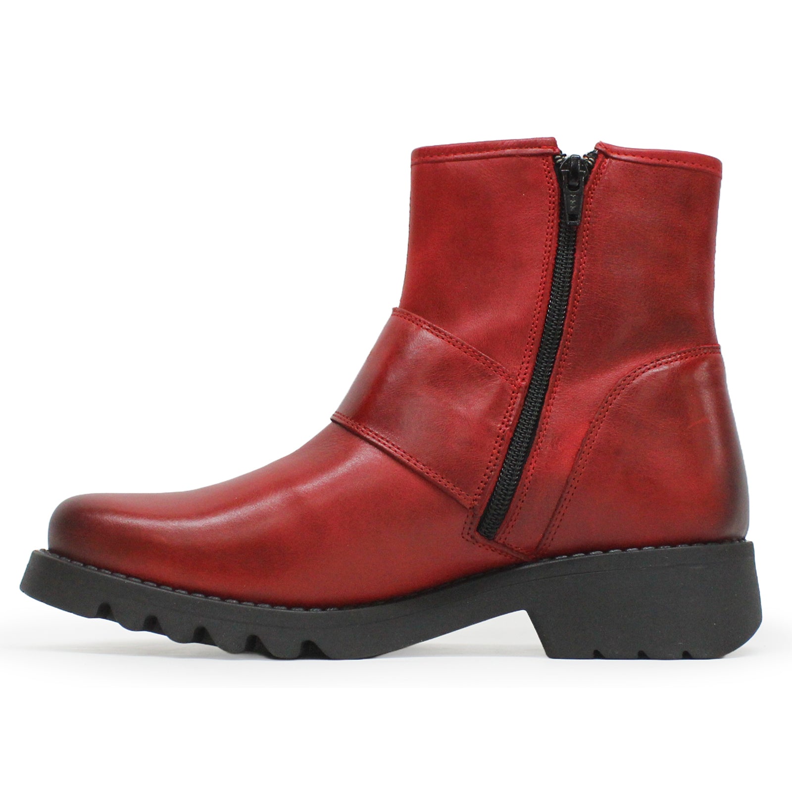 Fly London RILY991FLY Rug Leather Womens Boots#color_red