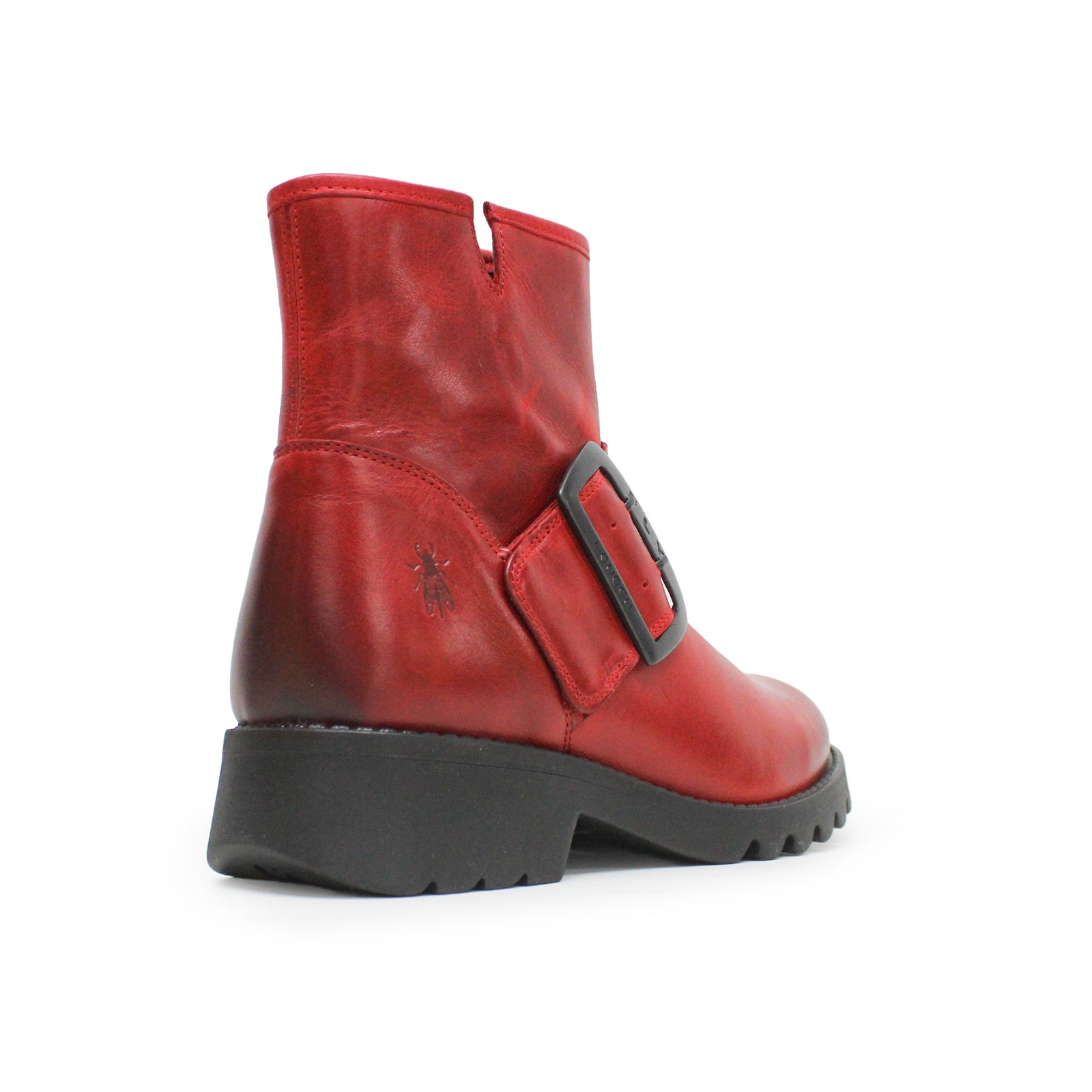 Fly London RILY991FLY Rug Leather Womens Boots#color_red