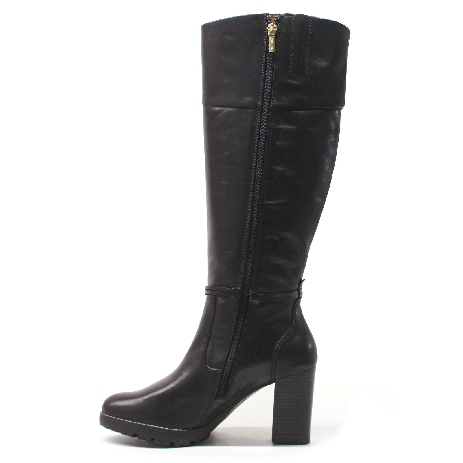 Pikolinos Connelly W7M-9798 Leather Womens Boots#color_black
