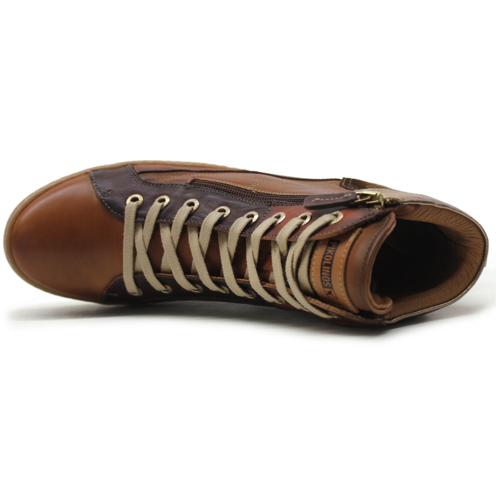 Pikolinos Lagos 901-8921 Leather Womens Boots#color_brandy