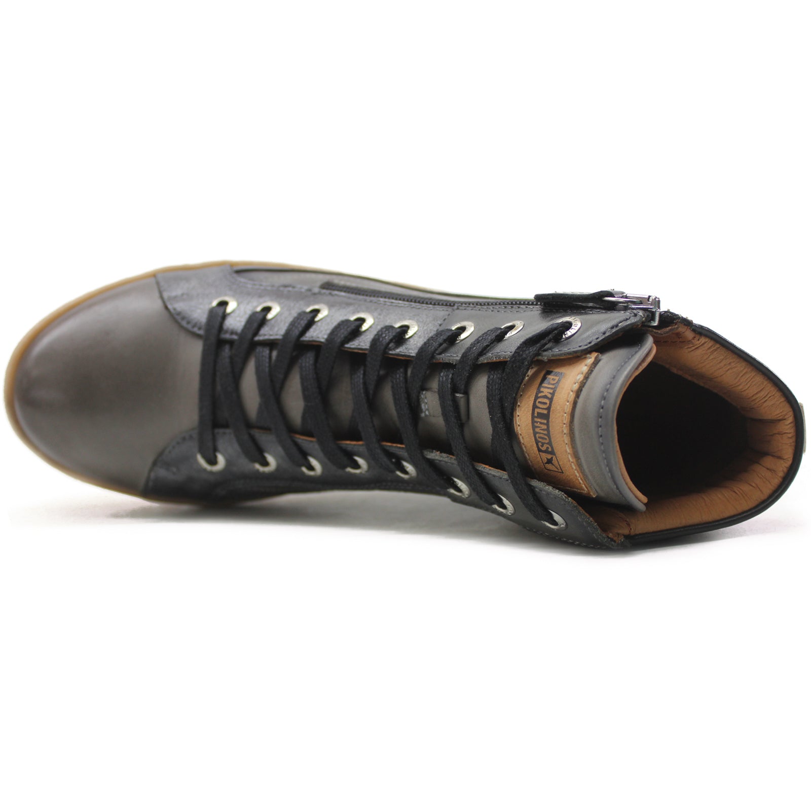 Pikolinos Lagos 901-8921 Leather Womens Boots#color_dark grey
