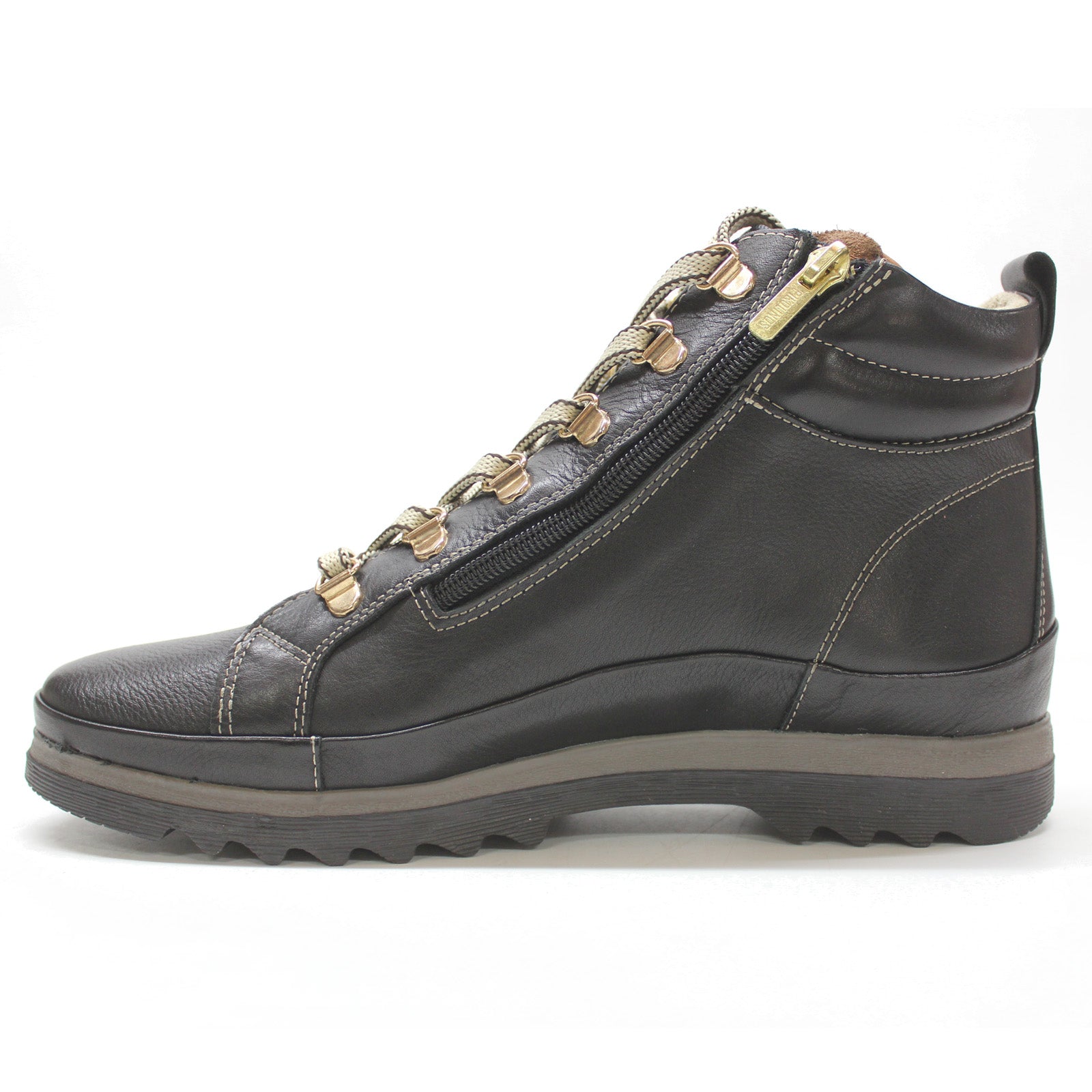 Pikolinos Vigo W3W W3W-8564 Leather Womens Boots - Black - 39#color_black