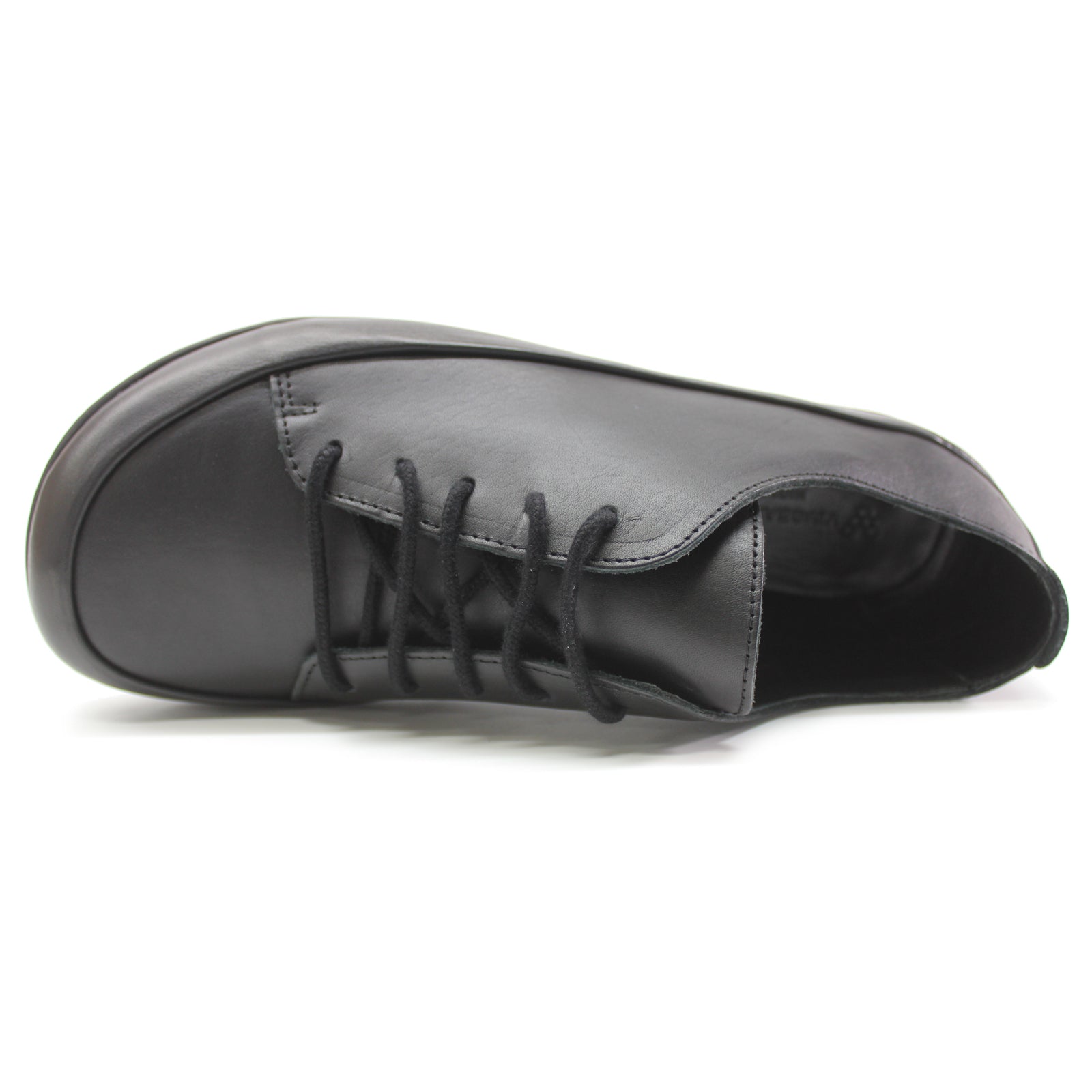 Vivobarefoot Opanka Sneaker II 201223-01 Leather Womens Shoes - Obsidian - 41#color_obsidian