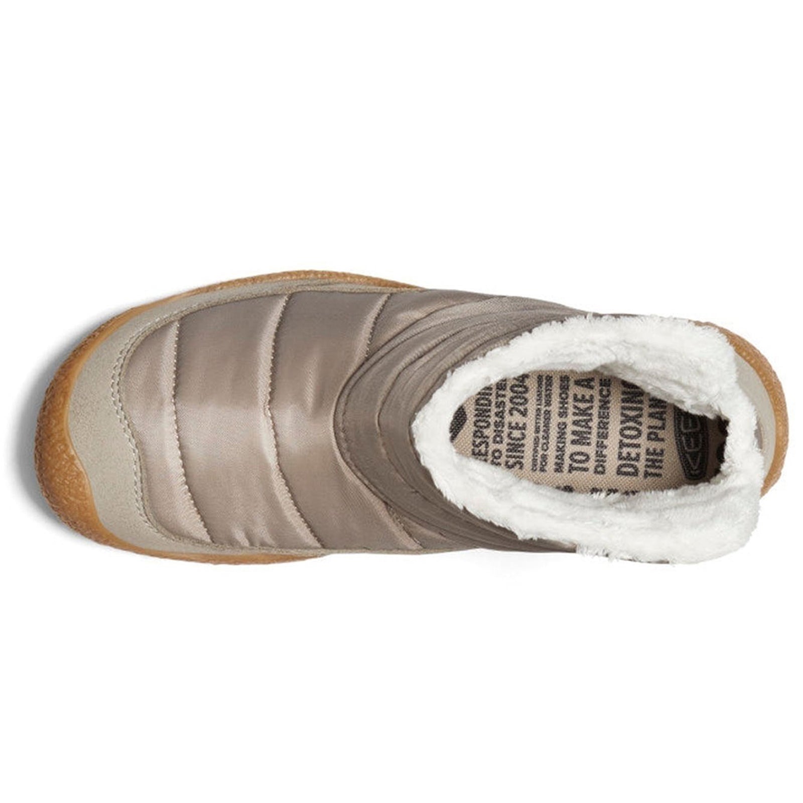 Keen Howser Fold Down Nylon Womens Boots#color_timberwolf plaza taupe