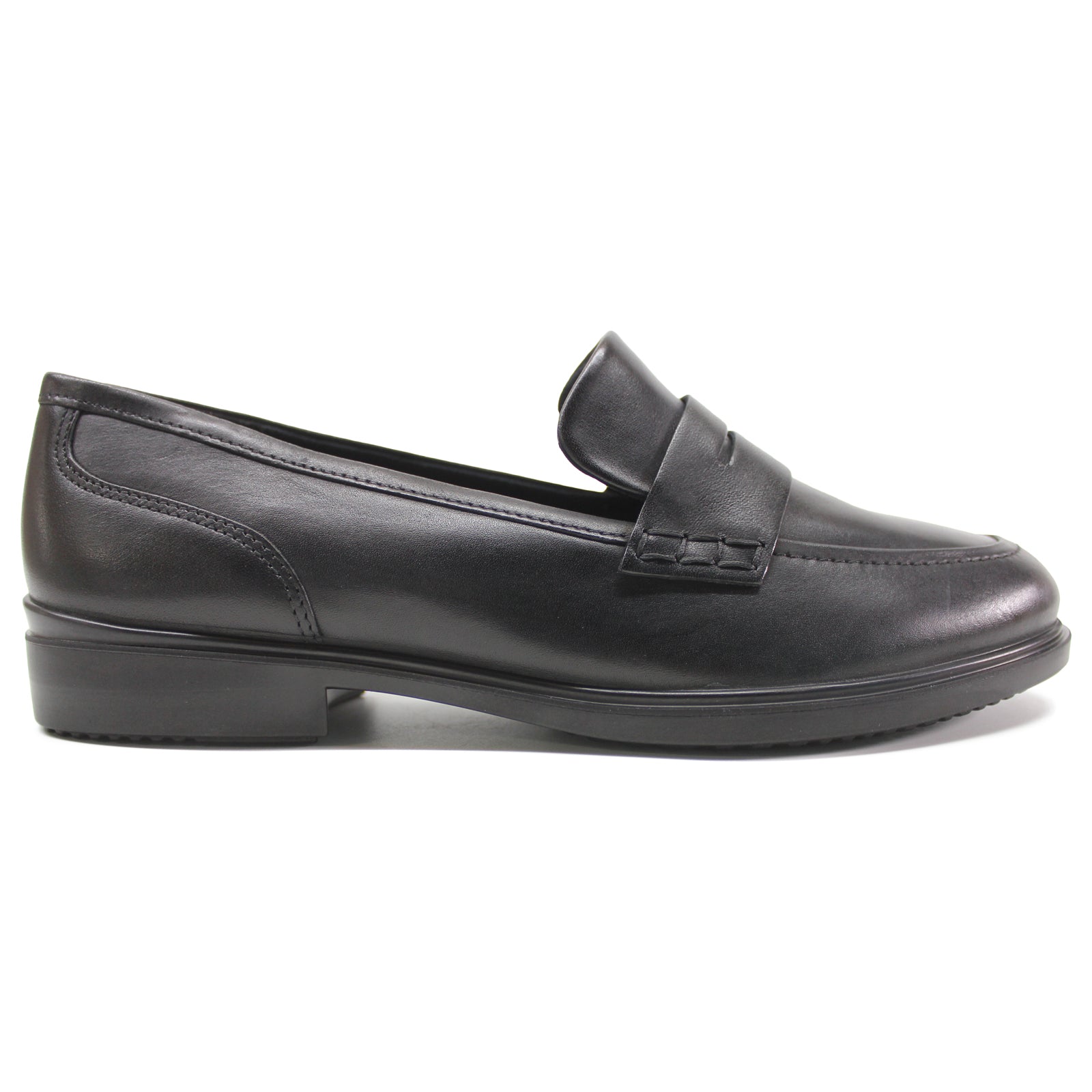 Ecco Dress Classic 15 209803-01001 Full Grain Leather Womens Shoes - Black - 39#color_black