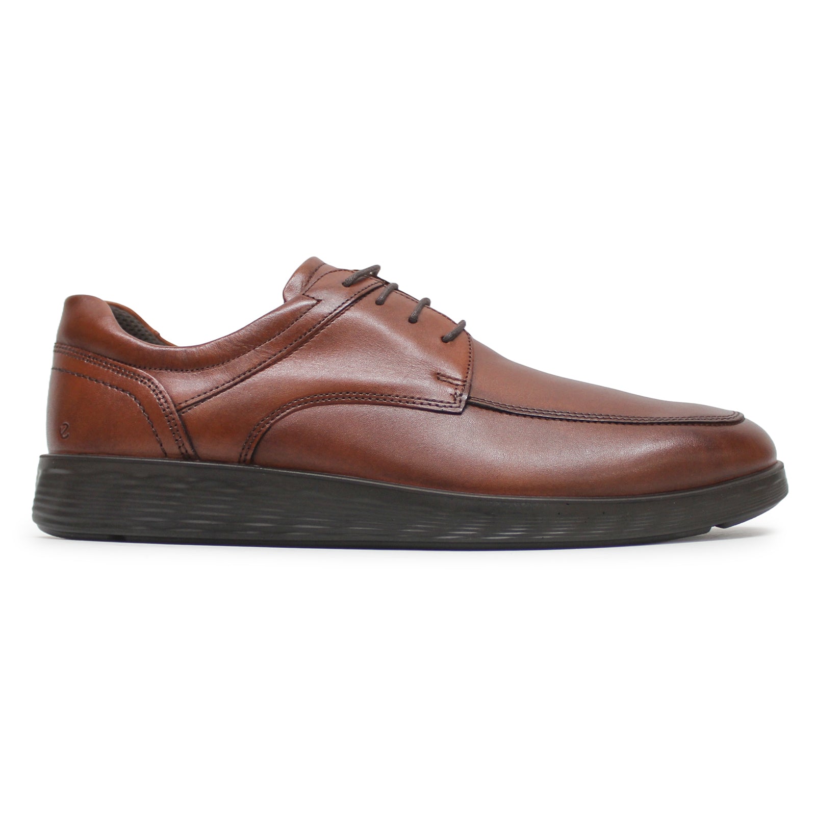 Ecco S Lite Hybrid 520324 520324-01053 Full Grain Leather Mens Shoes - Cognac - 44#color_cognac